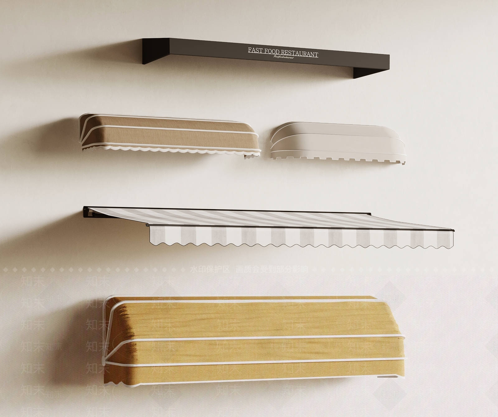 现代遮阳棚SU模型下载【ID:1145506146】