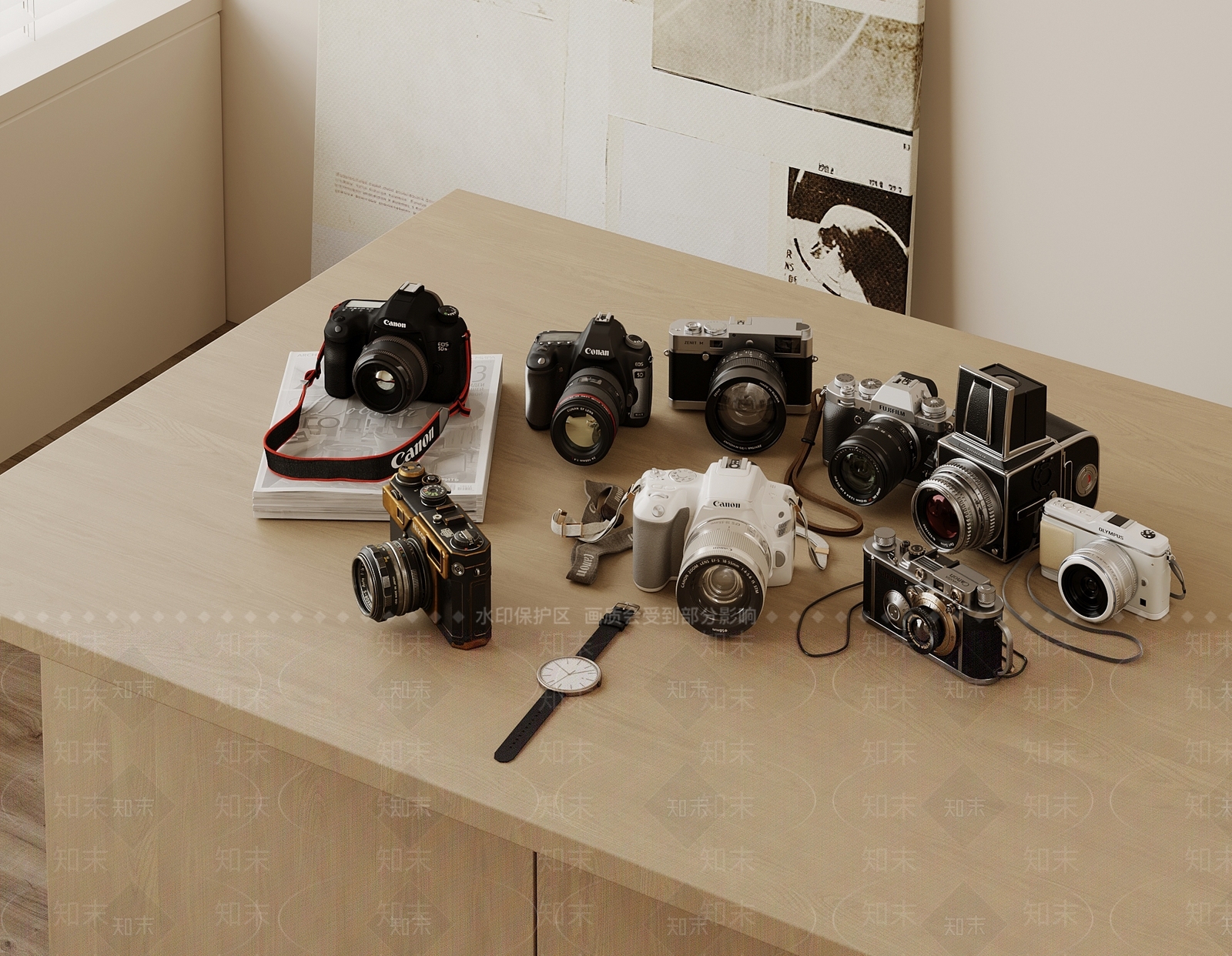 照相机3D模型下载【ID:1145507714】