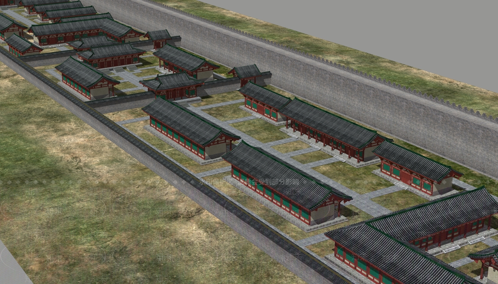中式古建筑SU模型下载【ID:1145512874】