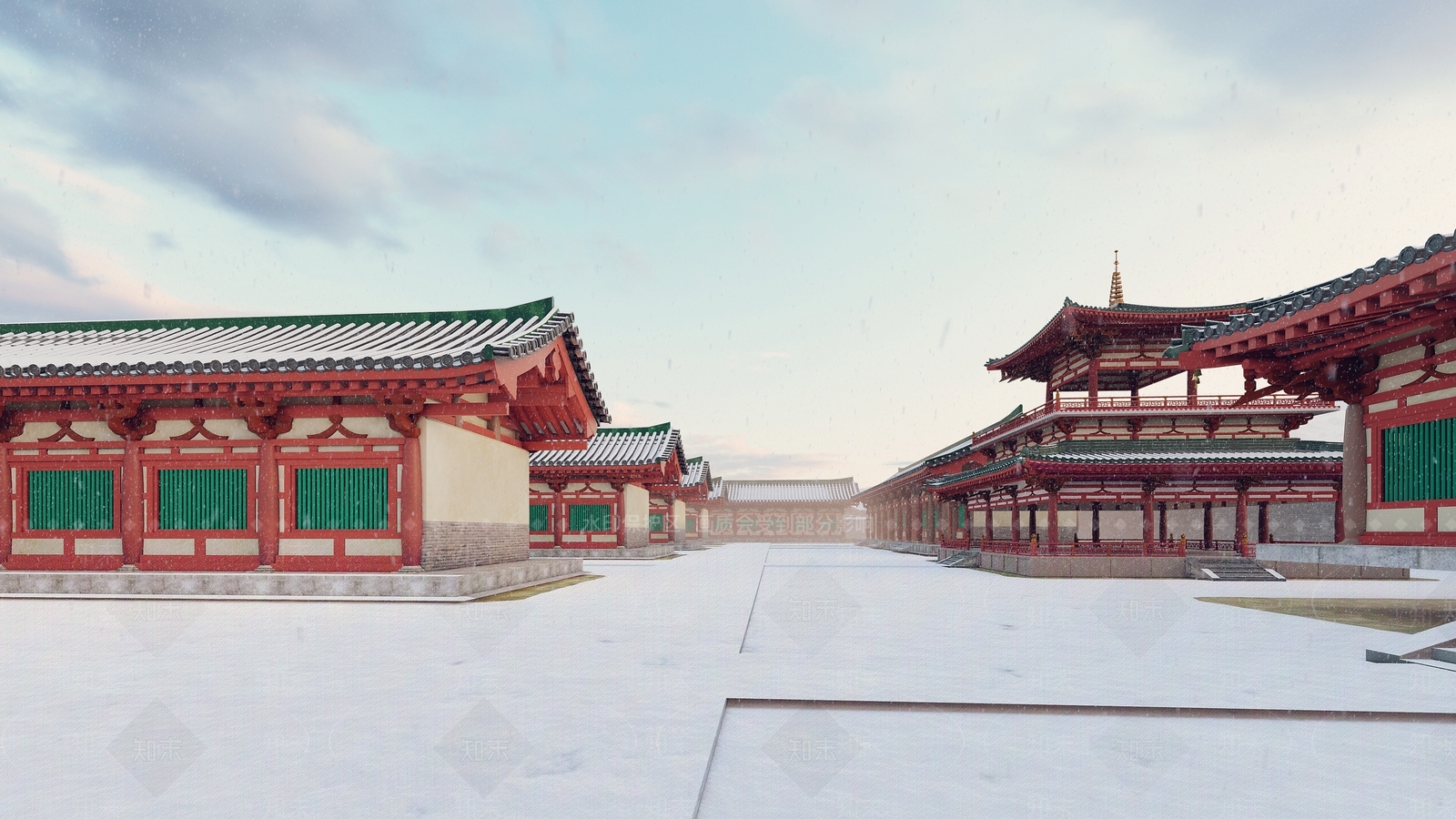 中式古建筑SU模型下载【ID:1145512874】