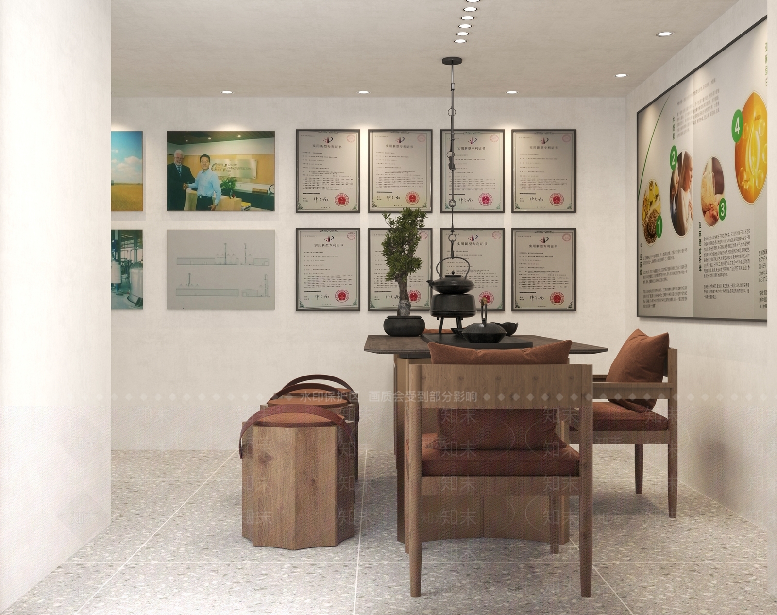 现代奶茶店3D模型下载【ID:1145643919】