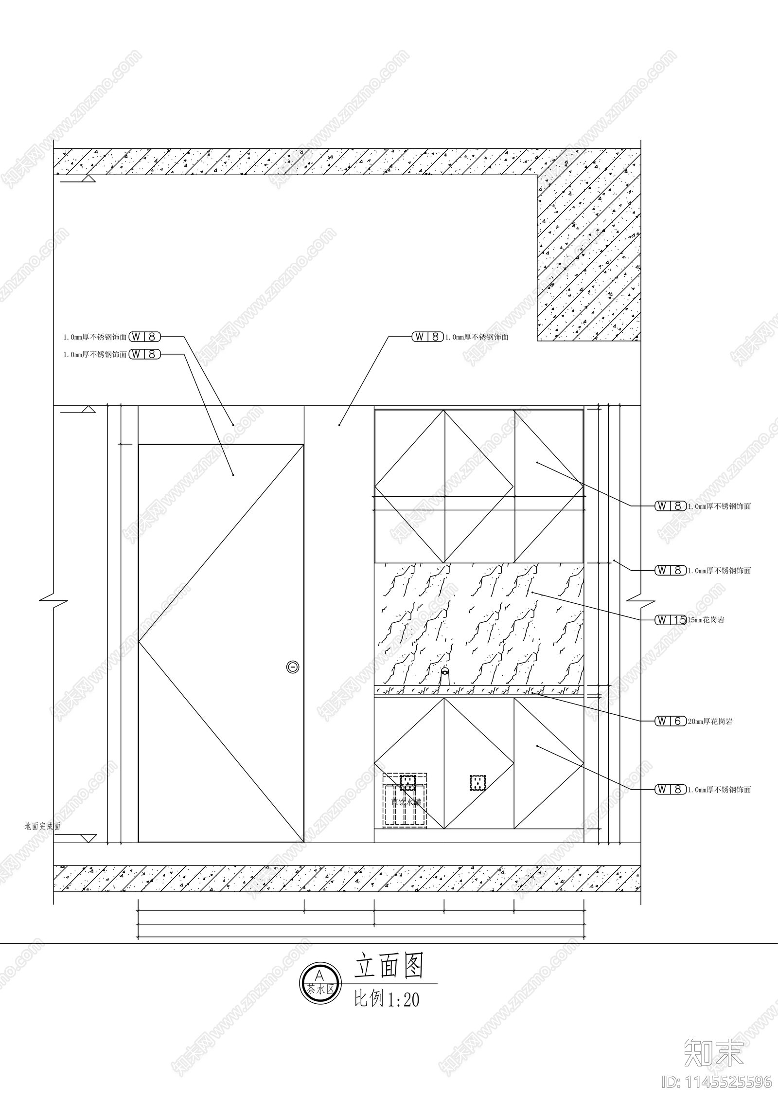 墙面暗门钢架及龙骨排布图和纵横节点图cad施工图下载【ID:1145525596】