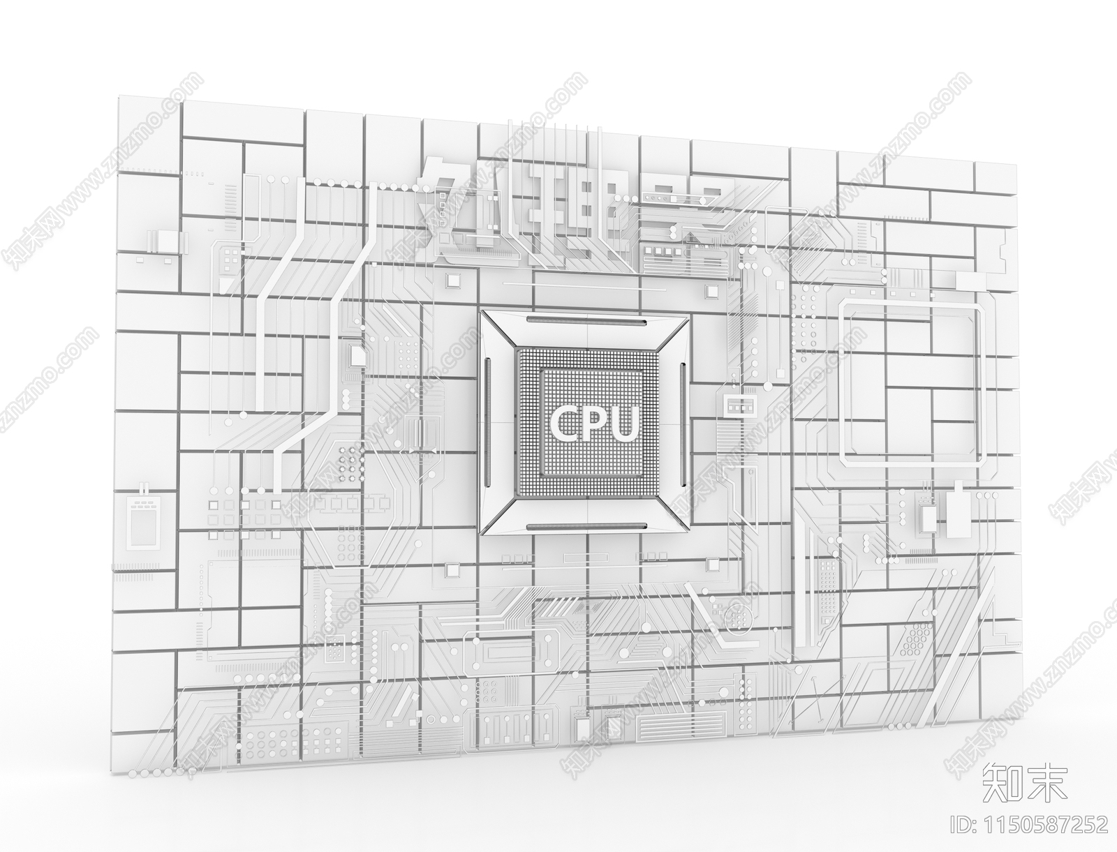 CPU3D模型下载【ID:1150587252】