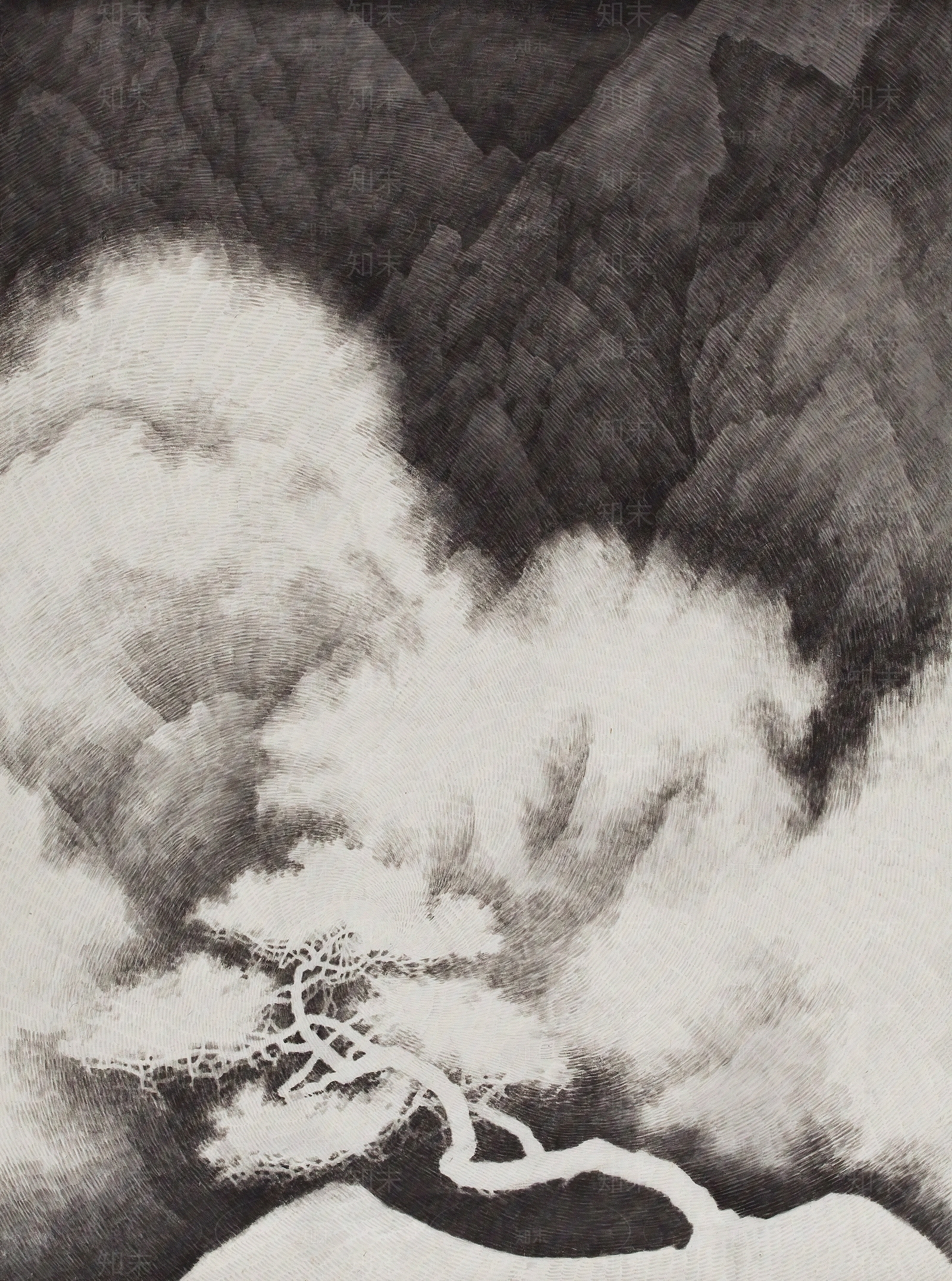 新中式抽象装饰画贴图下载【ID:1145538551】