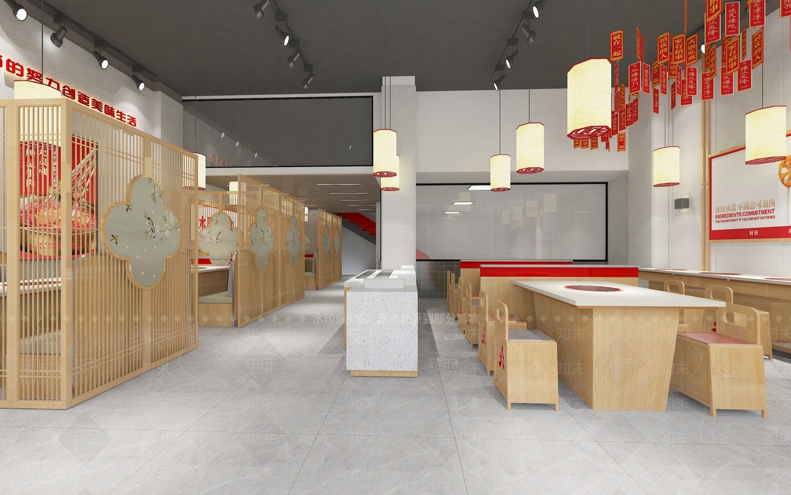 新中式火灵儿火锅店3D模型下载【ID:1145539308】