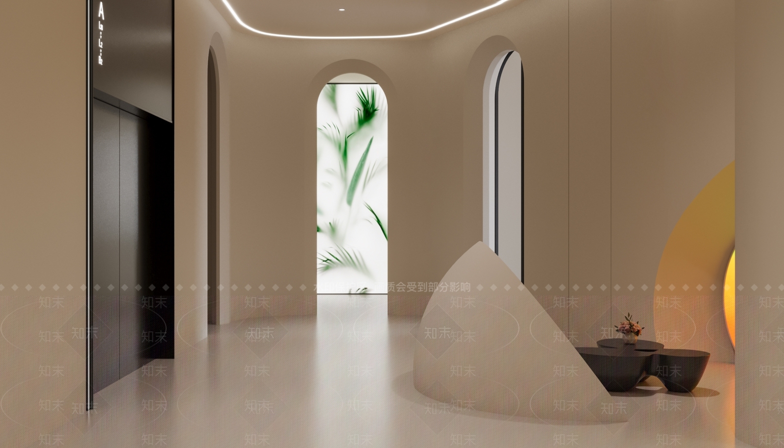 现代接待室3D模型下载【ID:1214044548】