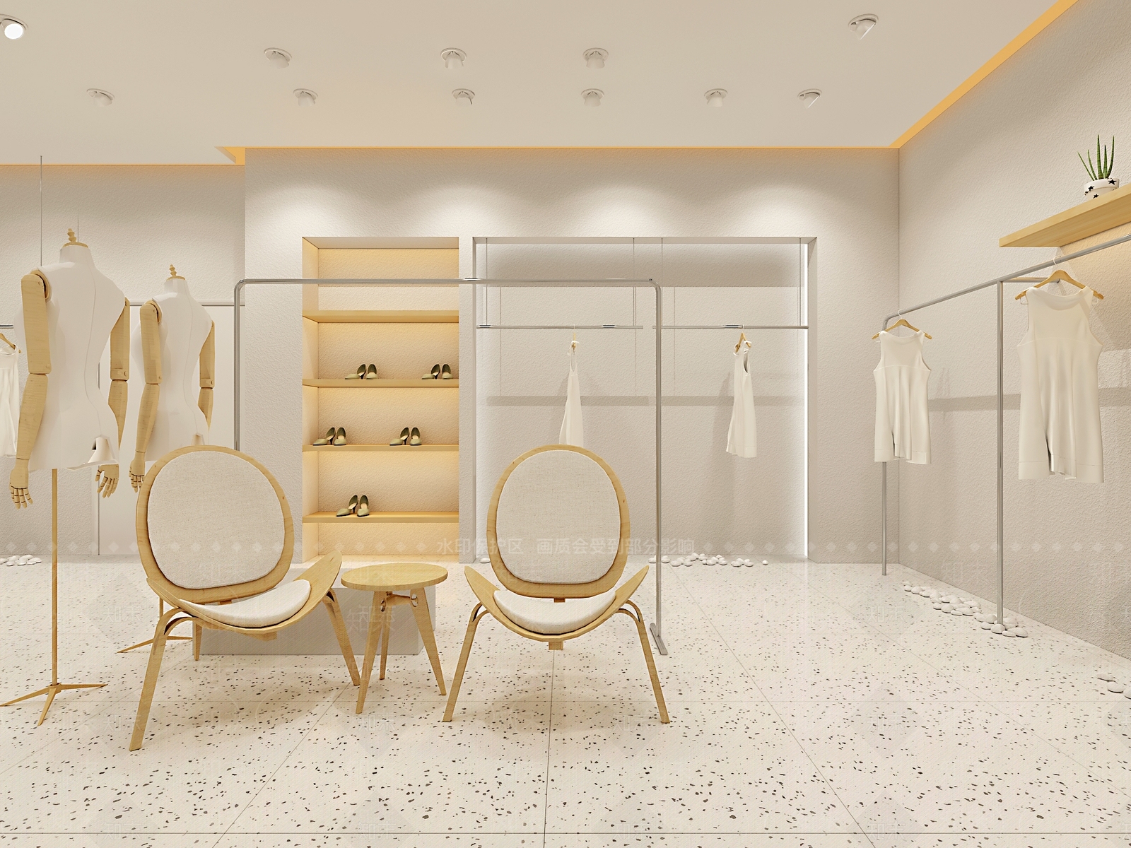 现代服装店3D模型下载【ID:1145548480】