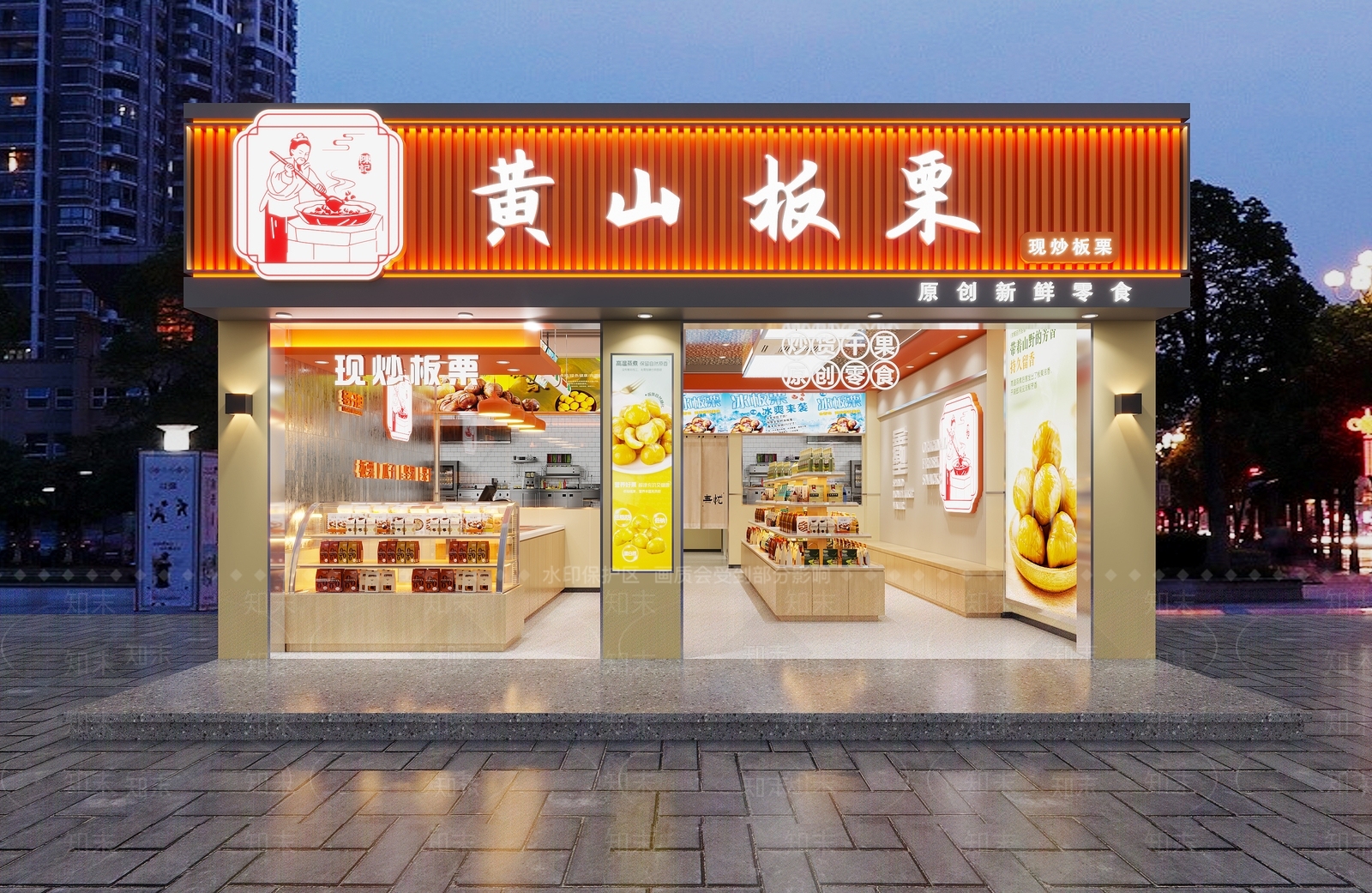 现代零食店3D模型下载【ID:1214045037】