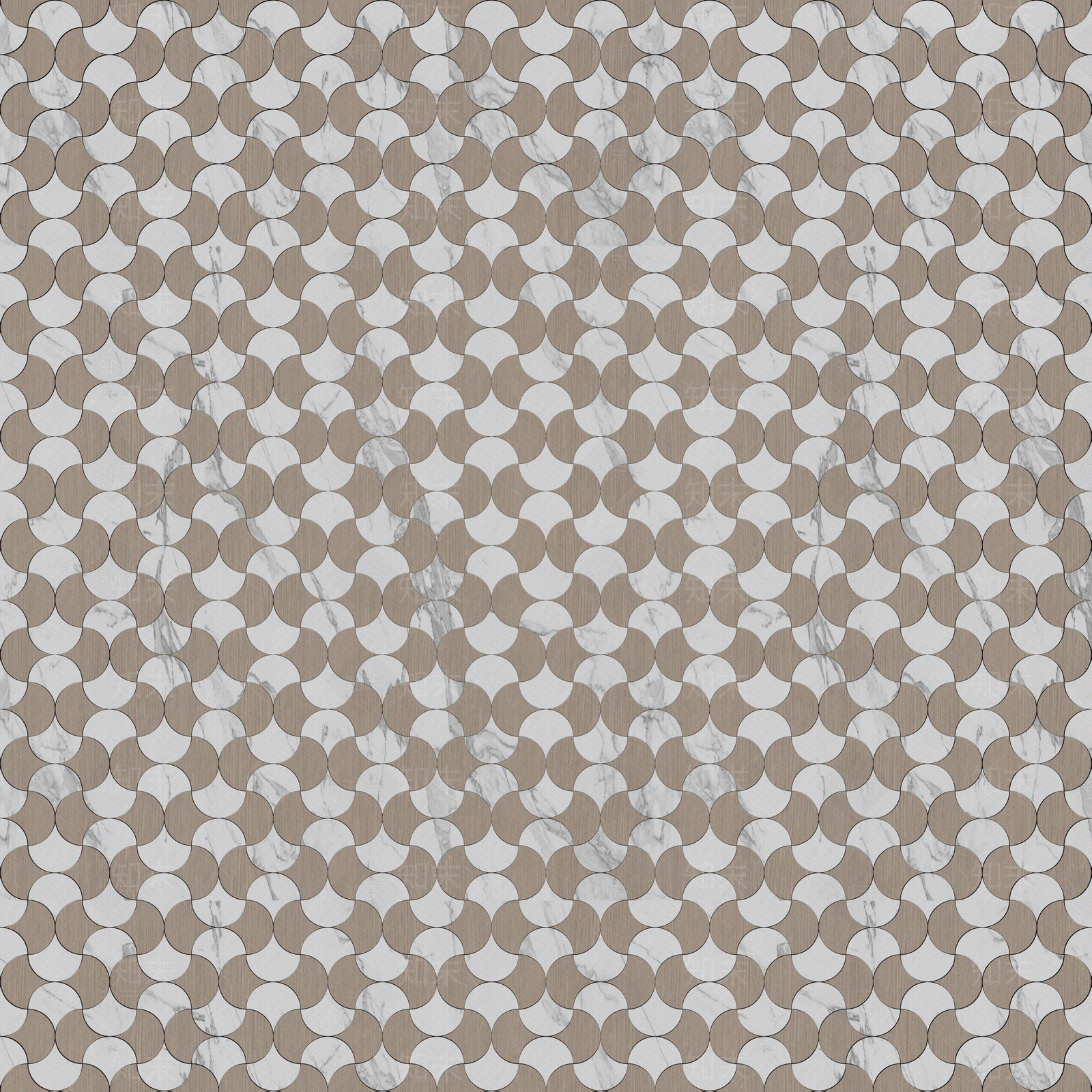 无缝银杏花石材马赛克拼花贴图下载【ID:1145557863】