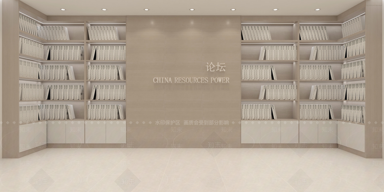 现代图书馆3D模型下载【ID:1145561207】