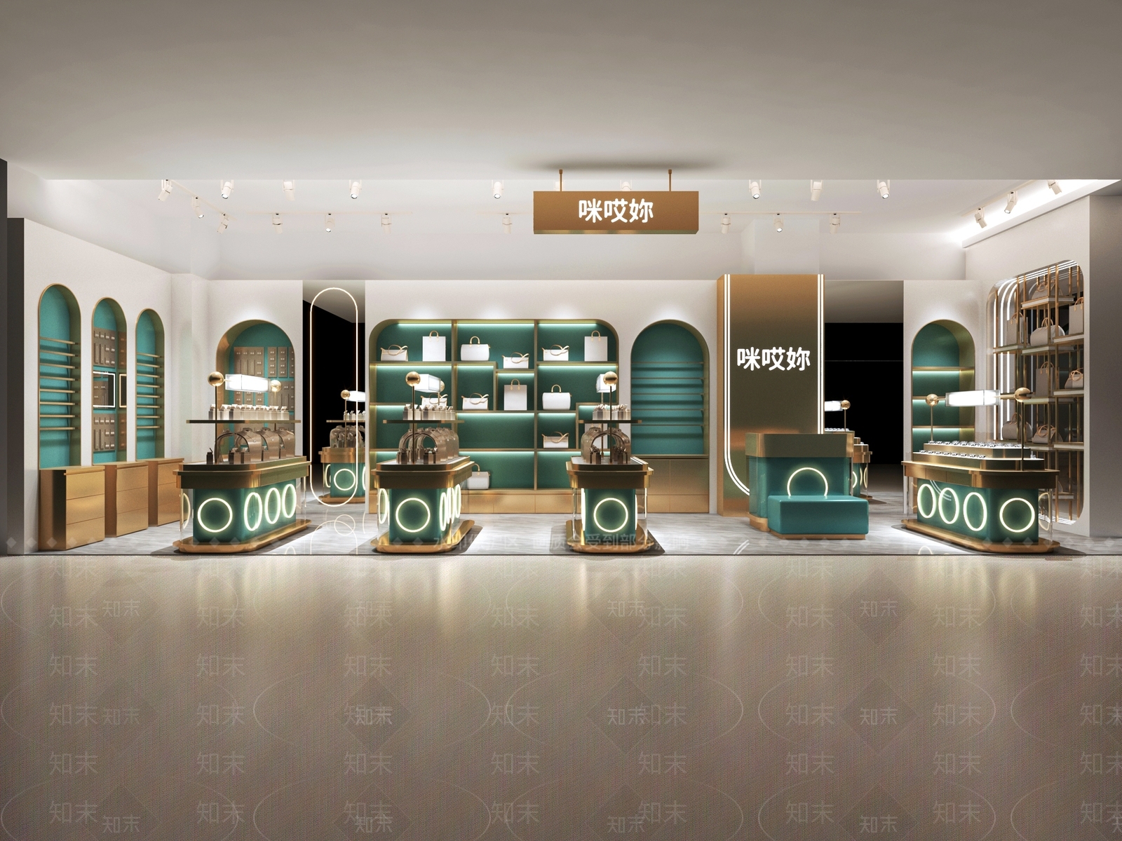 现代珠宝店3D模型下载【ID:1145574530】