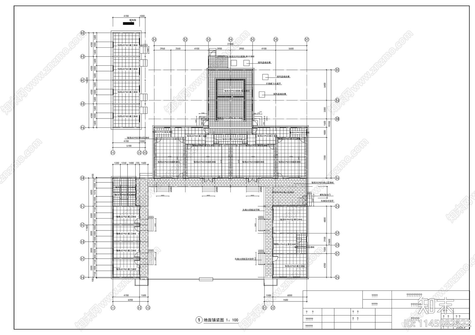 四合院室内装饰建筑cad施工图下载【ID:1145982222】
