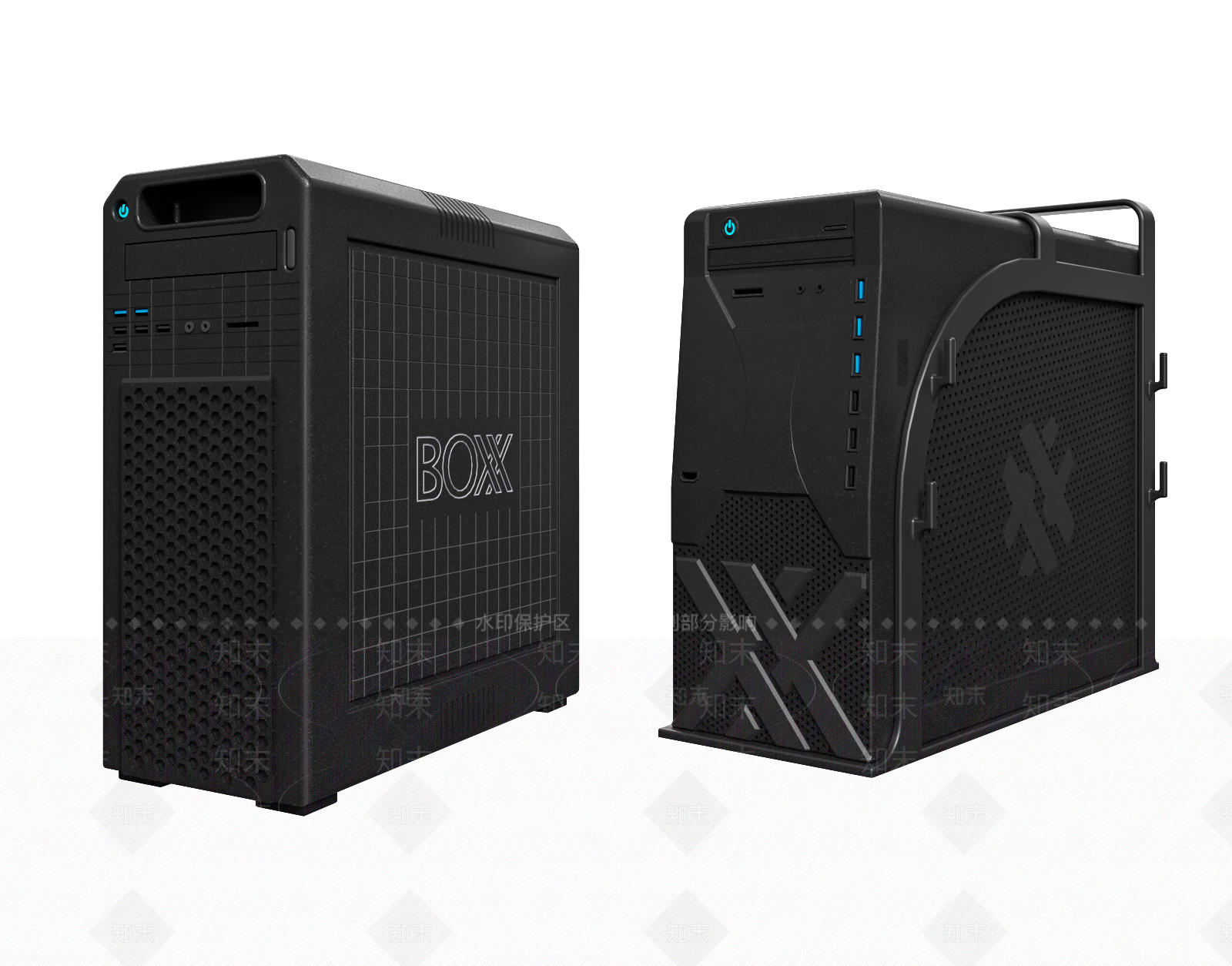 电脑主机SU模型下载【ID:1145612142】