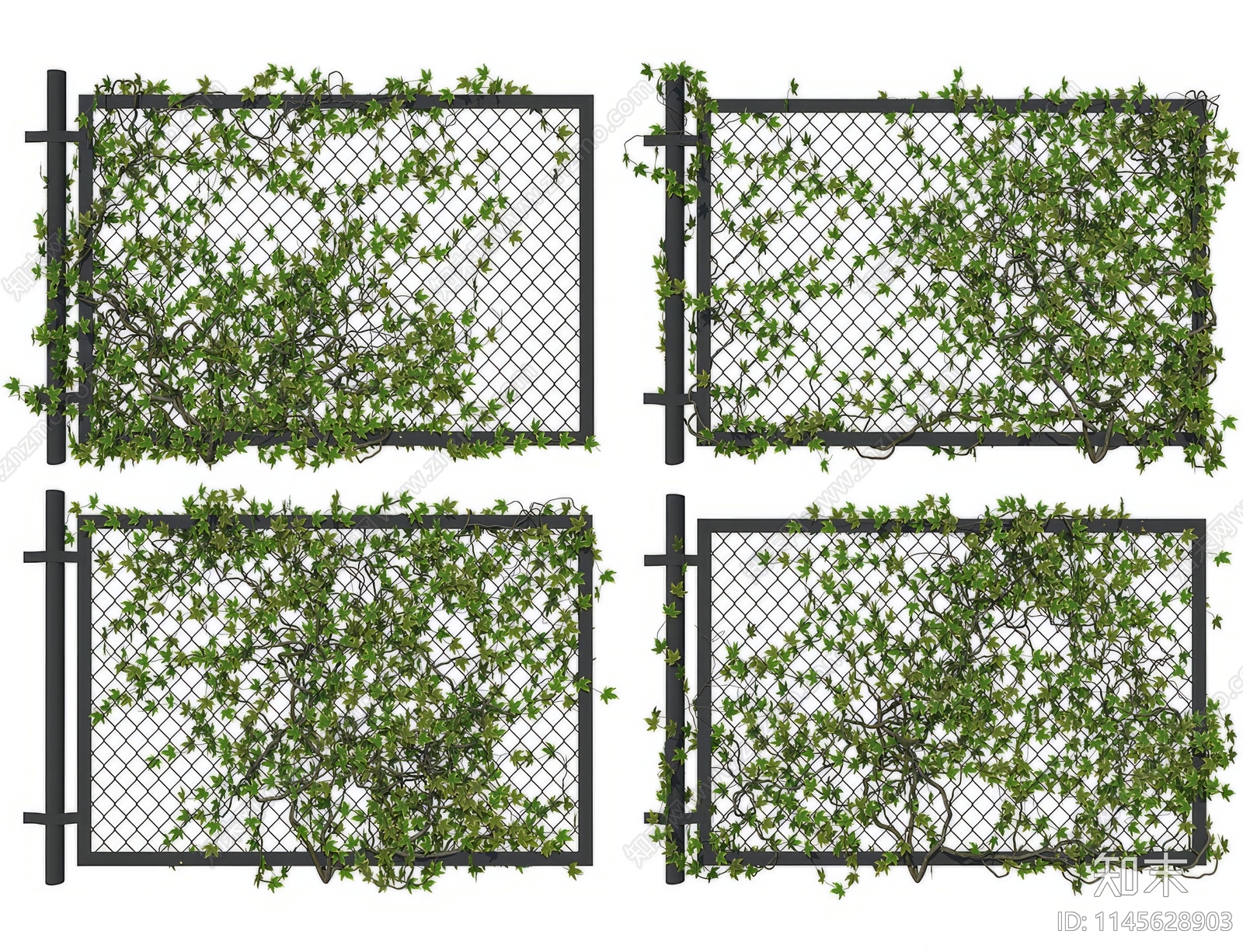 现代藤蔓3D模型下载【ID:1145628903】