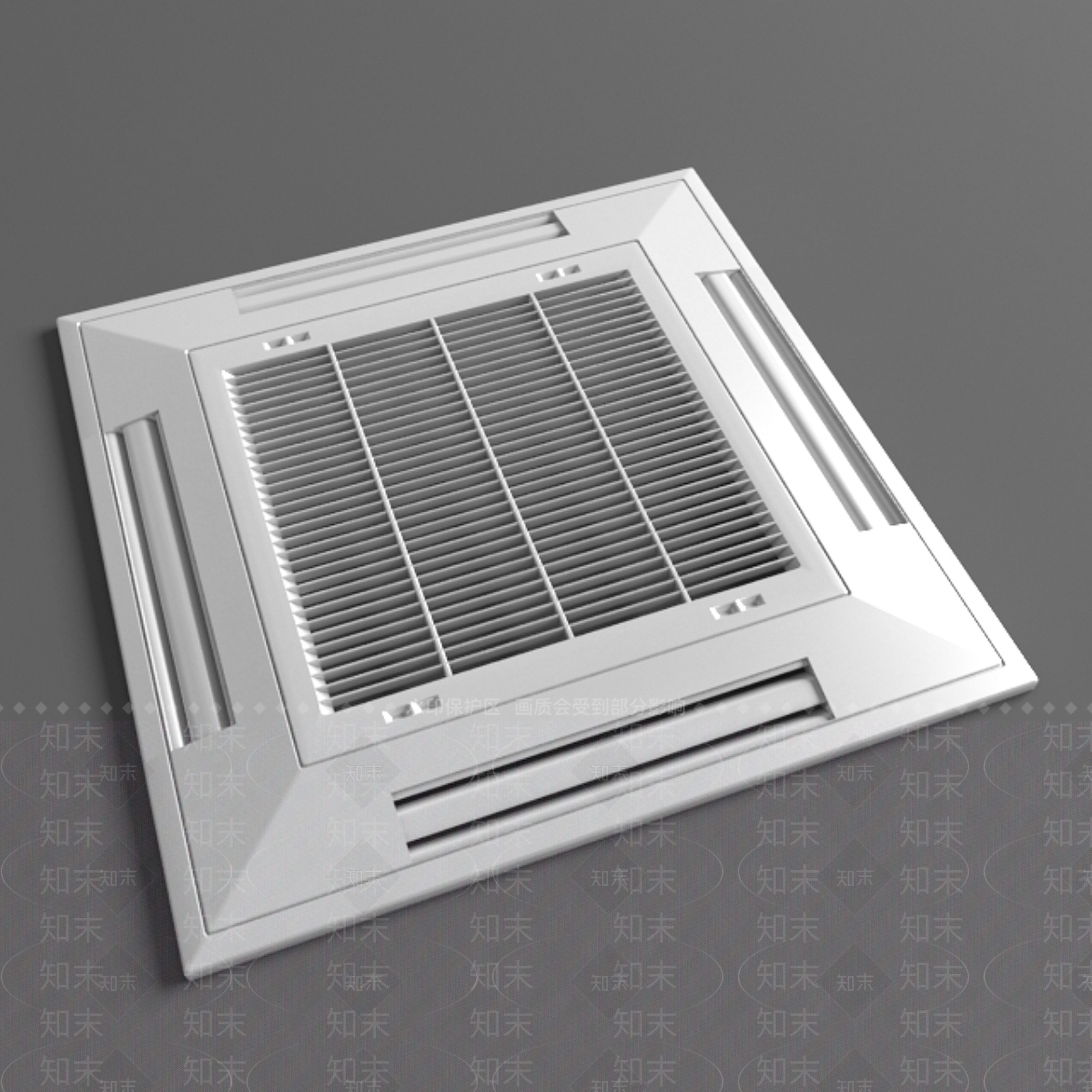 中央出风口3D模型下载【ID:1145629238】