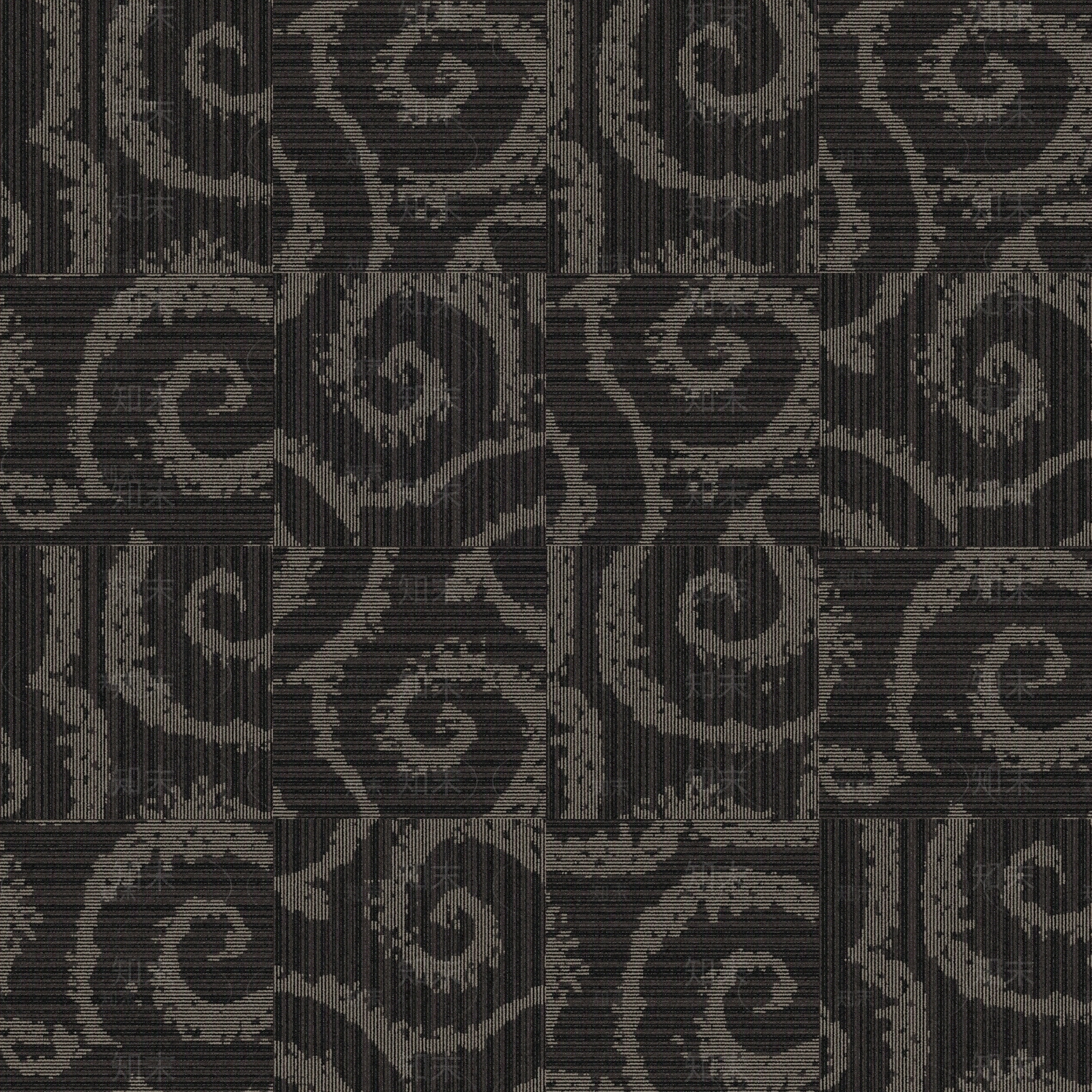 黑色块状花纹地毯贴图下载【ID:1145661992】