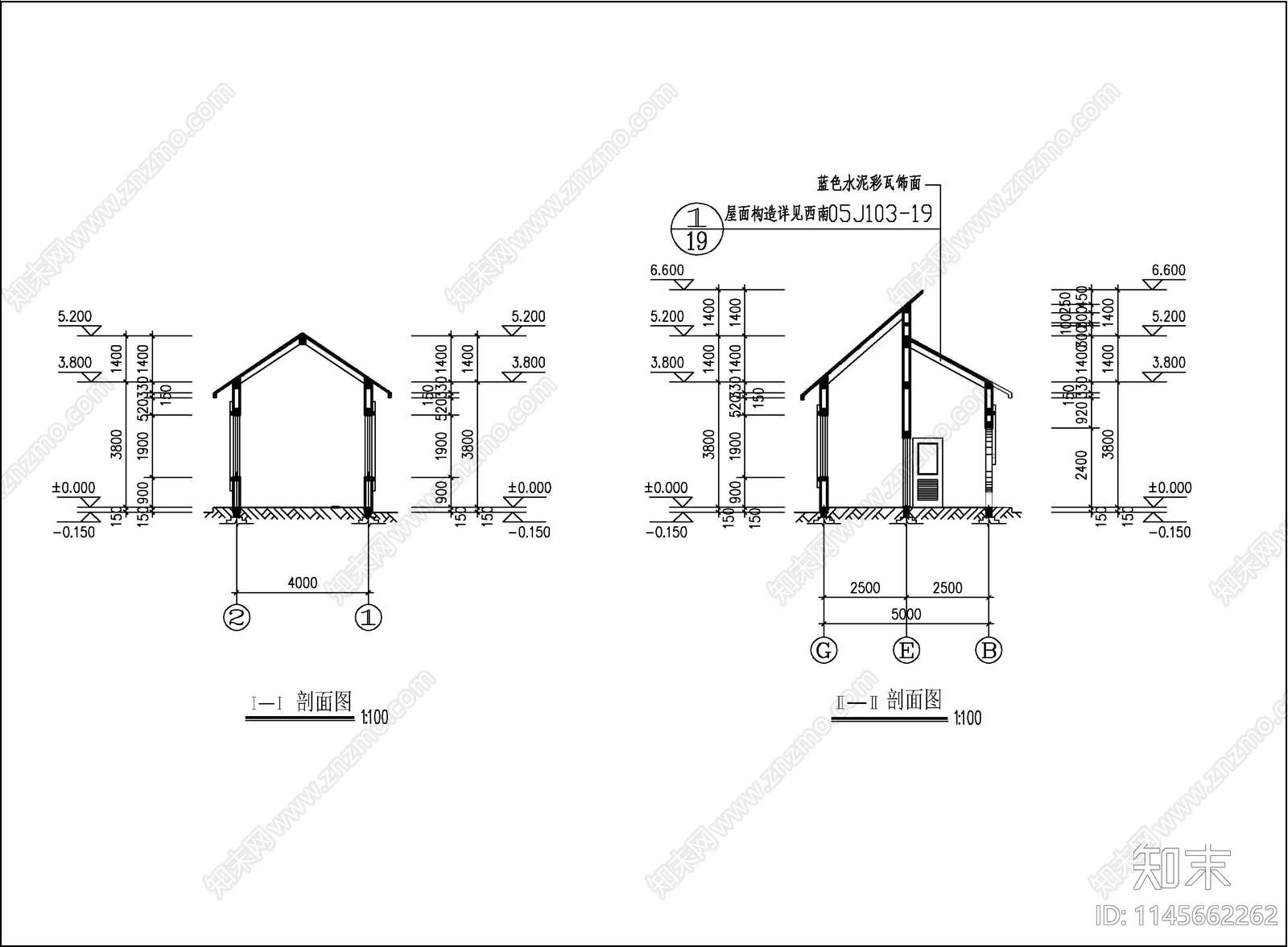 乡村公共卫生间建施图cad施工图下载【ID:1145662262】