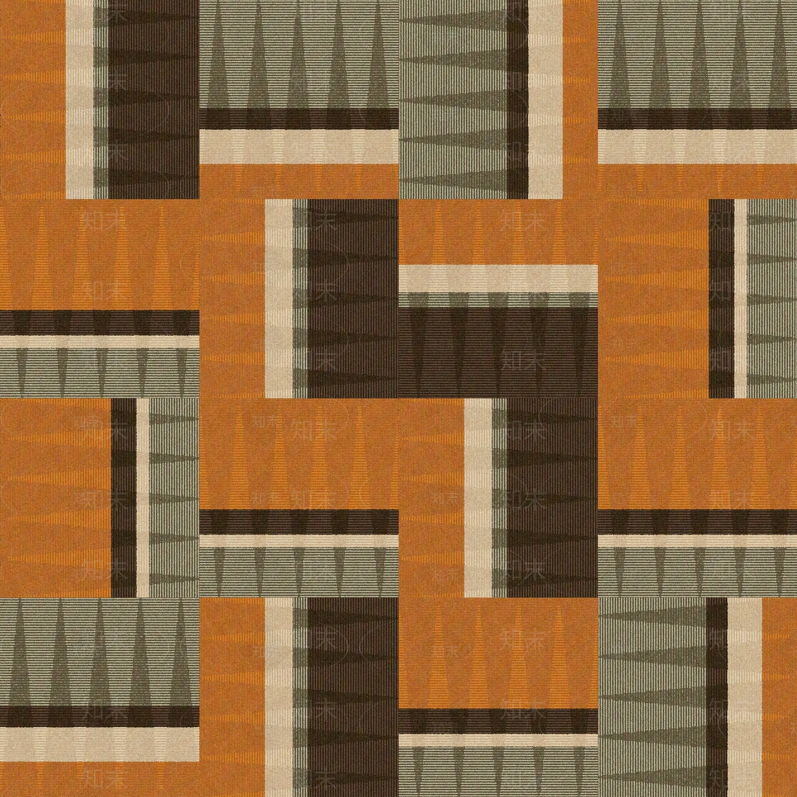 橙色块状地毯贴图下载【ID:1145663035】