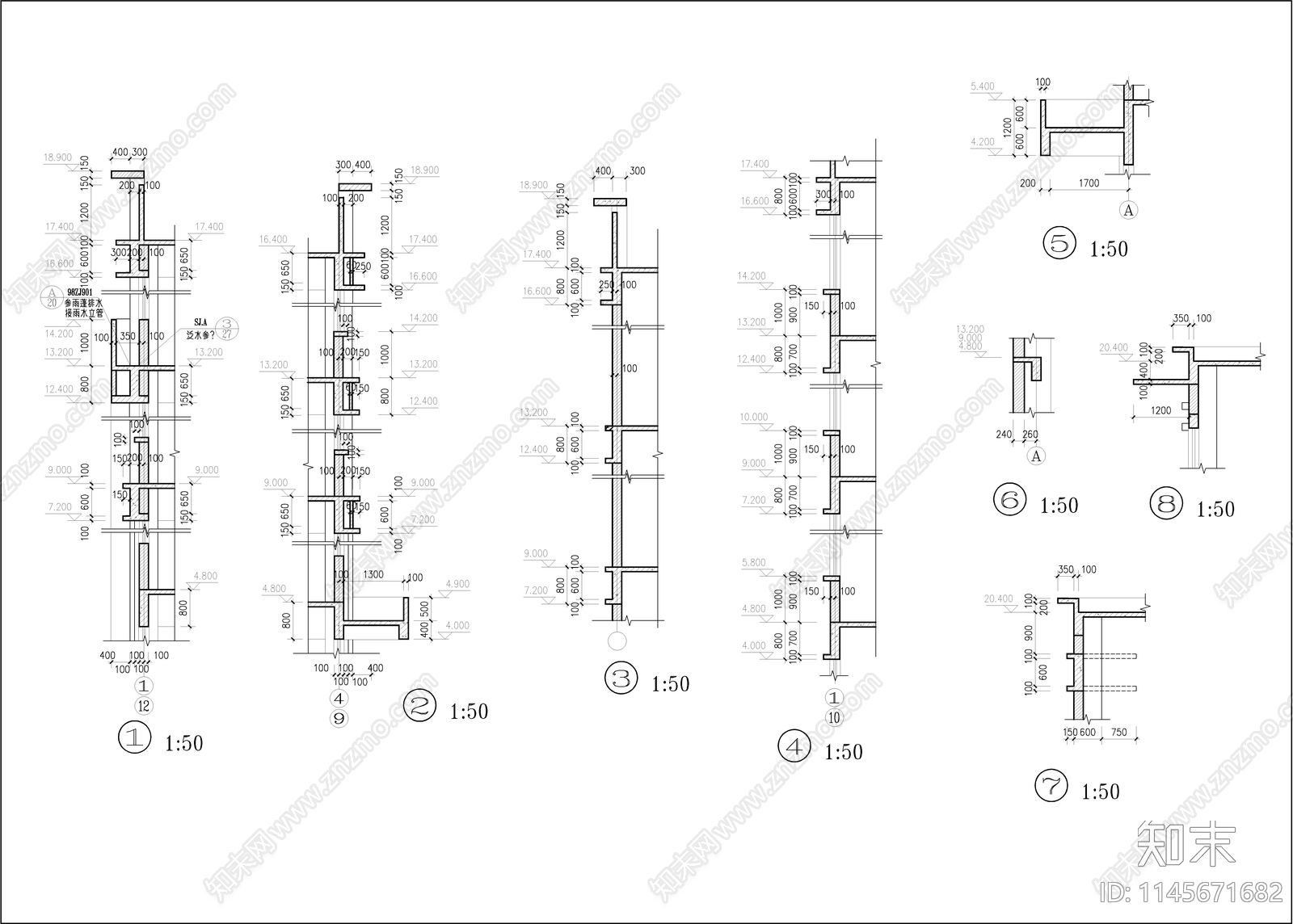 厂房车间建筑cad施工图下载【ID:1145671682】