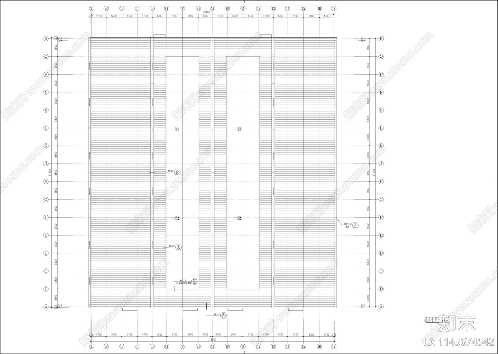 钢结构厨柜厂车间建筑节点cad施工图下载【ID:1145674542】