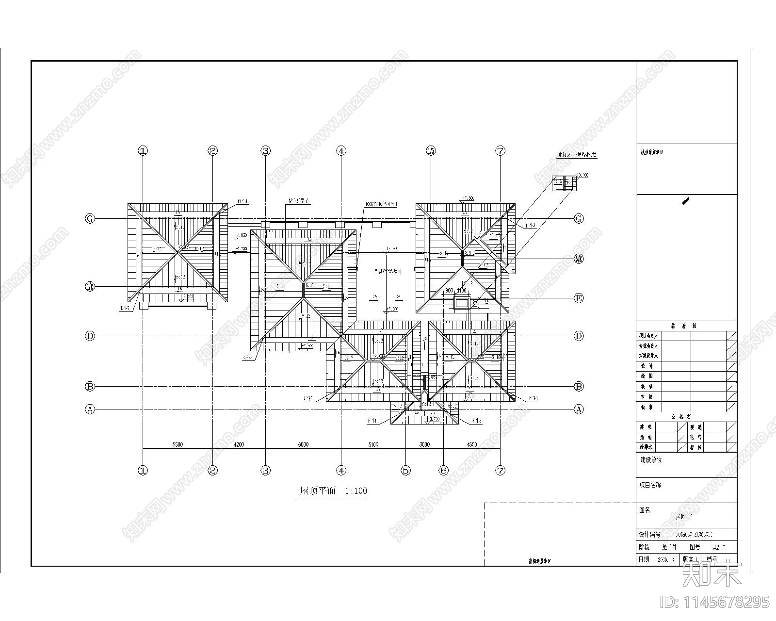 二层欧式别墅建筑施工图cad施工图下载【ID:1145678295】