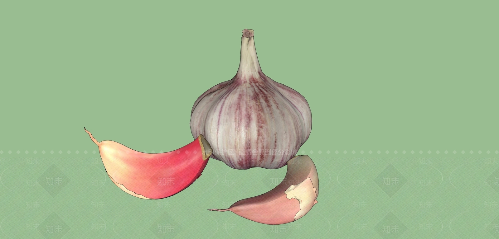 大蒜SU模型下载【ID:1145680255】