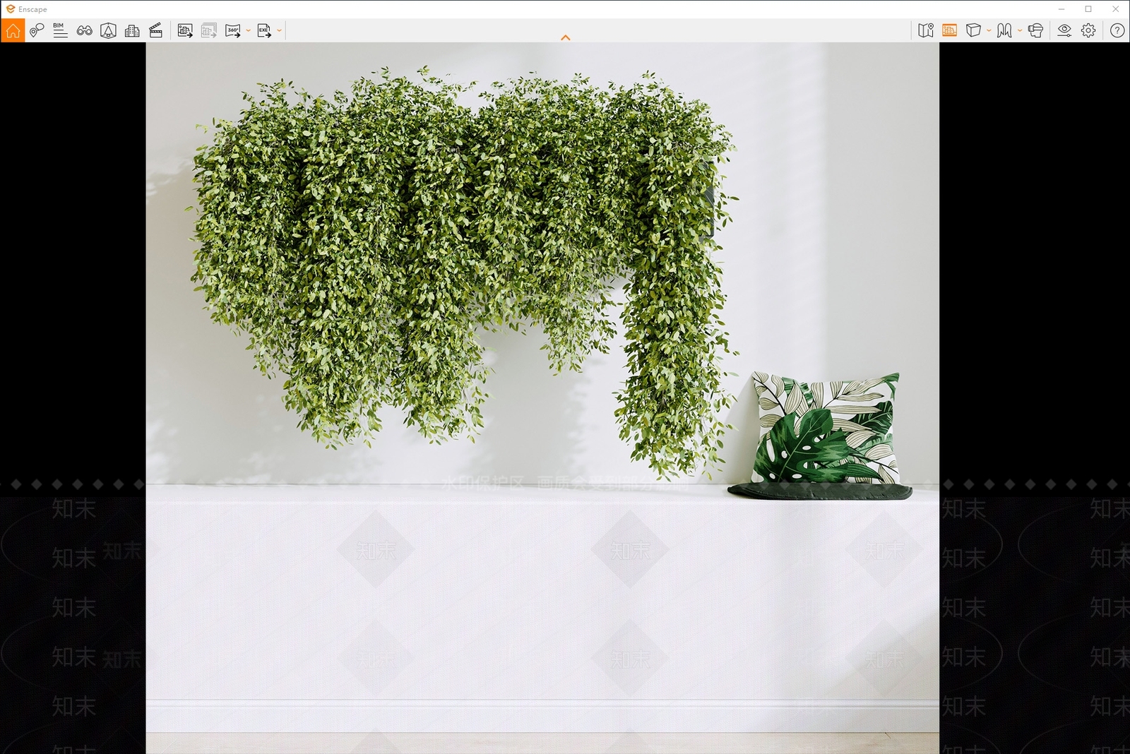 绿植墙SU模型下载【ID:1145683848】