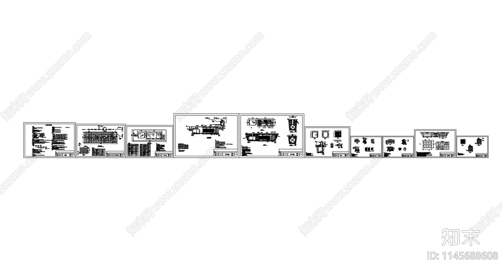 30吨MBR一体化生活污水处理设备平面高程图施工图下载【ID:1145688608】