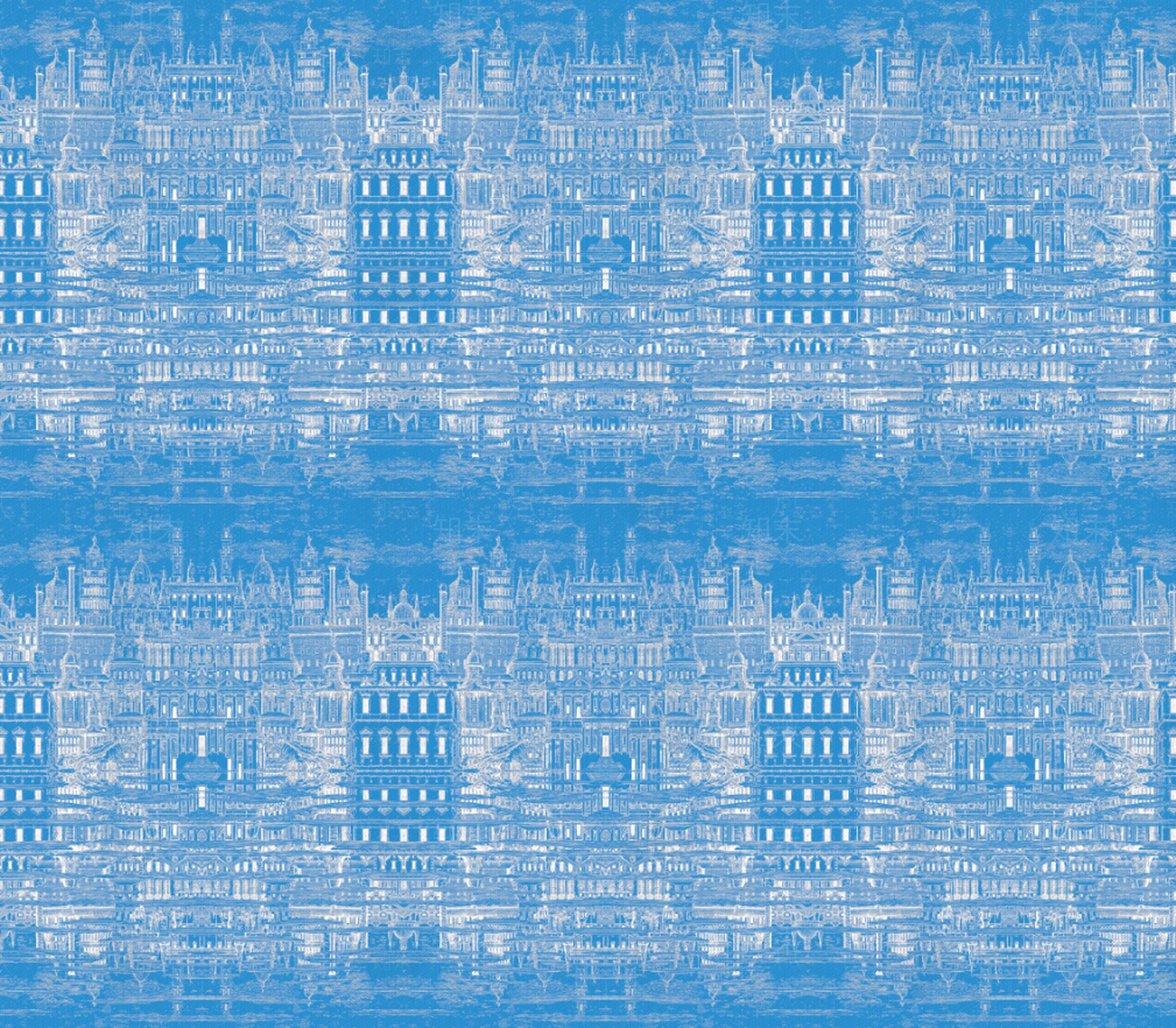 蓝色欧式壁纸贴图下载【ID:1145702038】