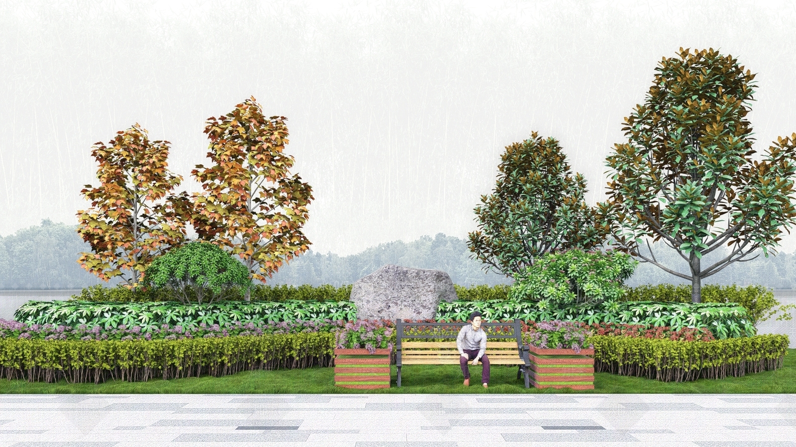 景观植物组合SU模型下载【ID:1145904285】