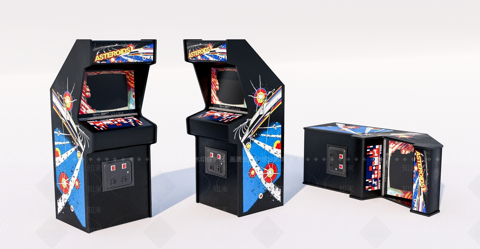 现代游戏机3D模型下载【ID:1145711367】
