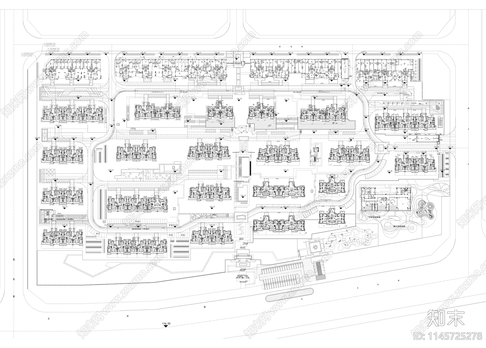 信合中央公园项目东地块施工图下载【ID:1145725278】