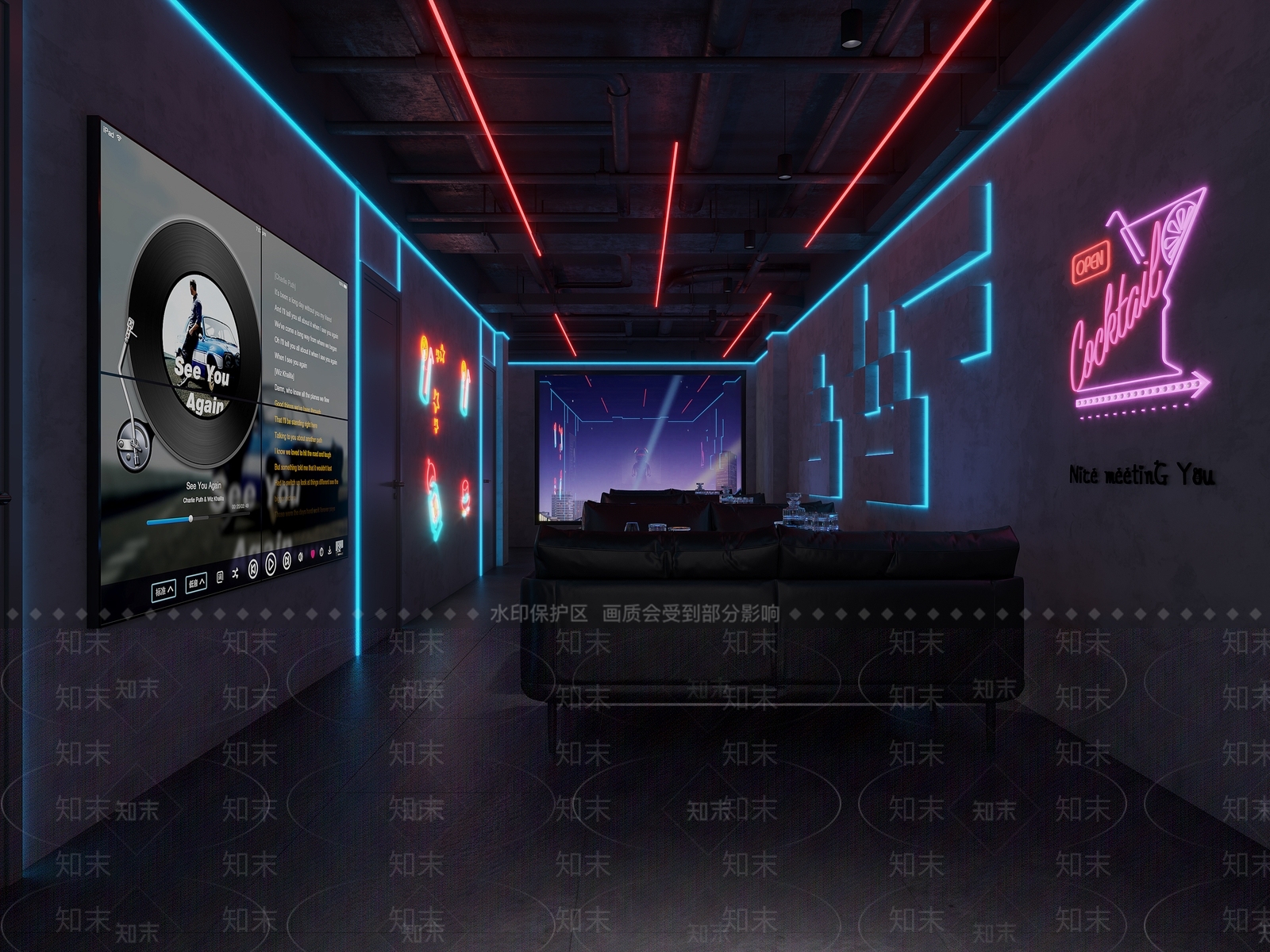 工业风小酒馆3D模型下载【ID:1145736377】