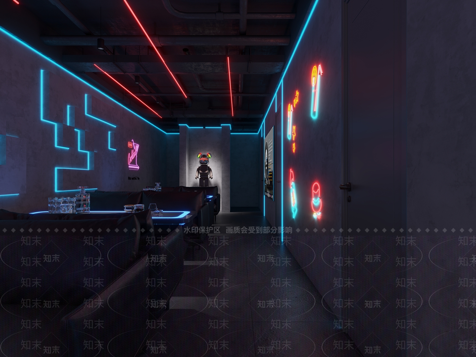 工业风小酒馆3D模型下载【ID:1145736377】