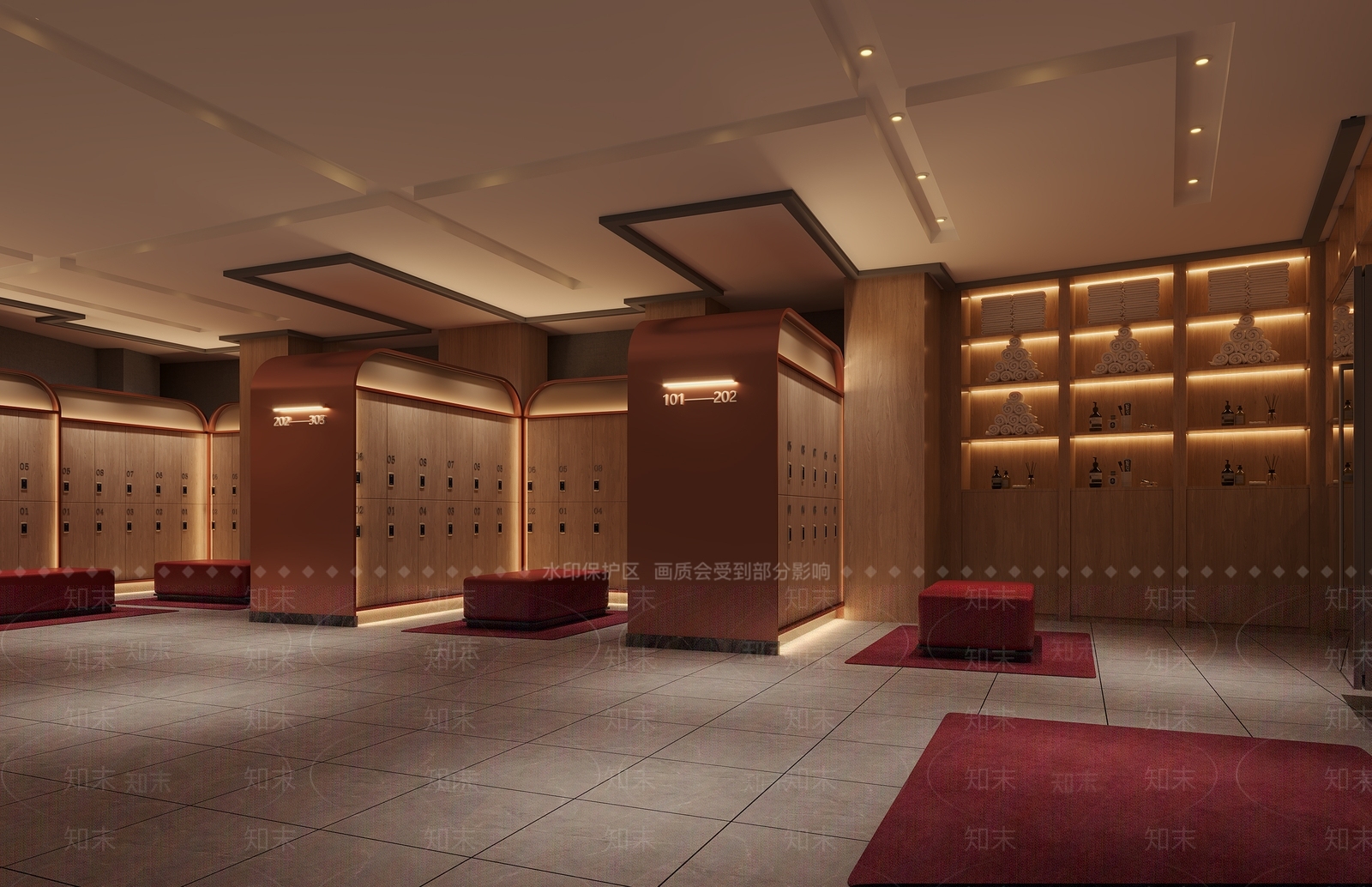 现代洗浴中心3D模型下载【ID:1145737649】