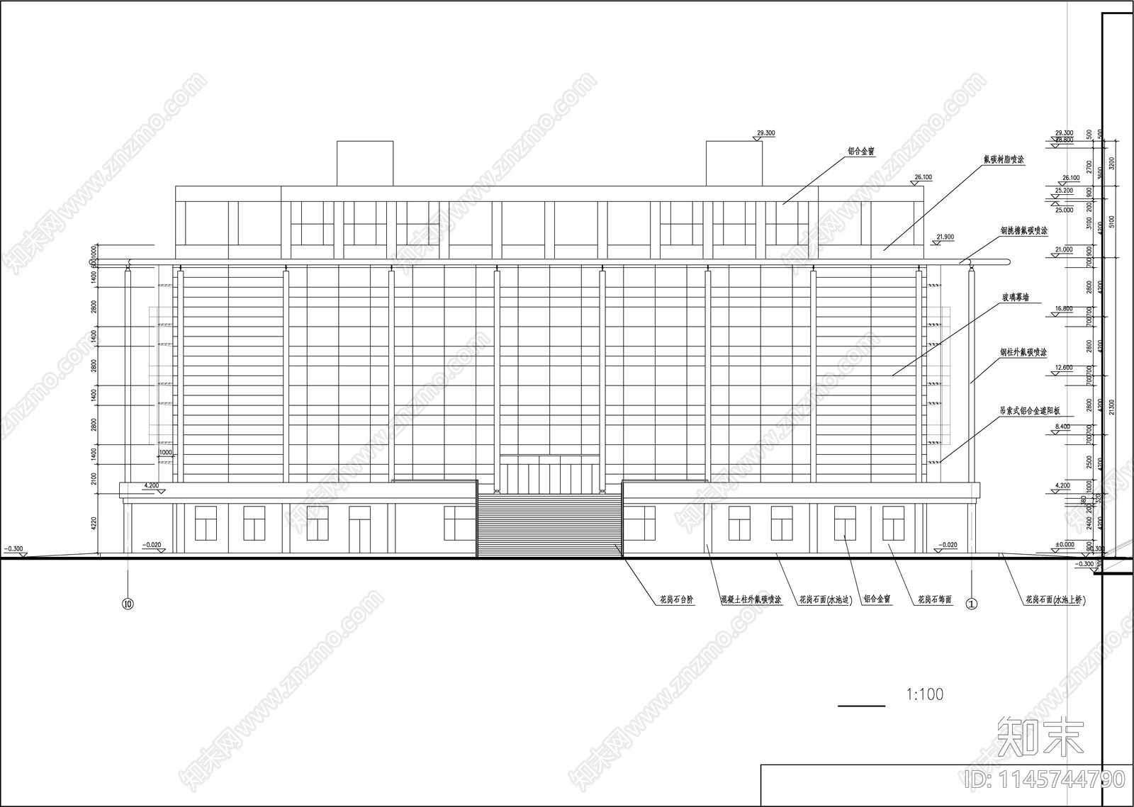 师范学院建筑cad施工图下载【ID:1145744790】