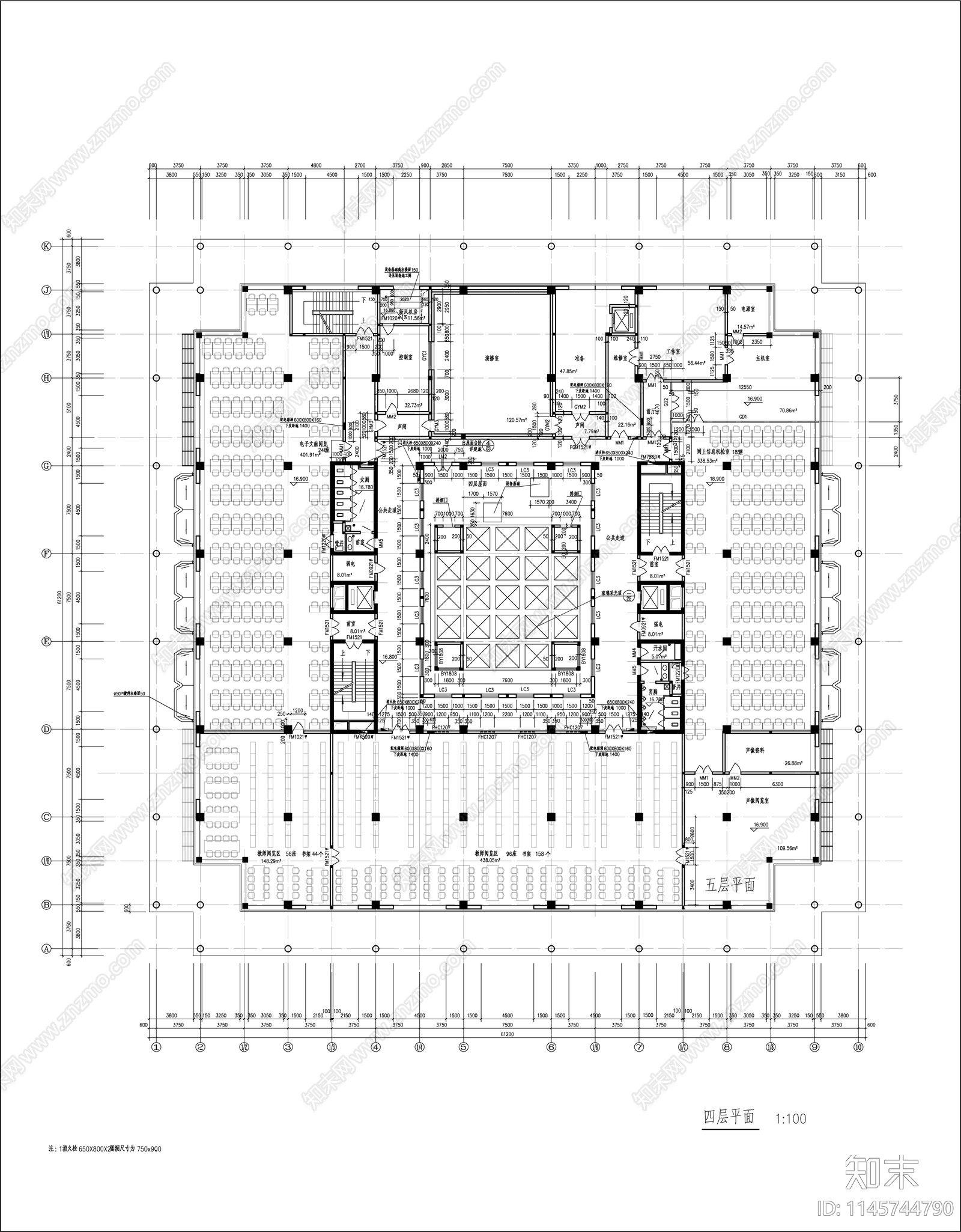 师范学院建筑cad施工图下载【ID:1145744790】