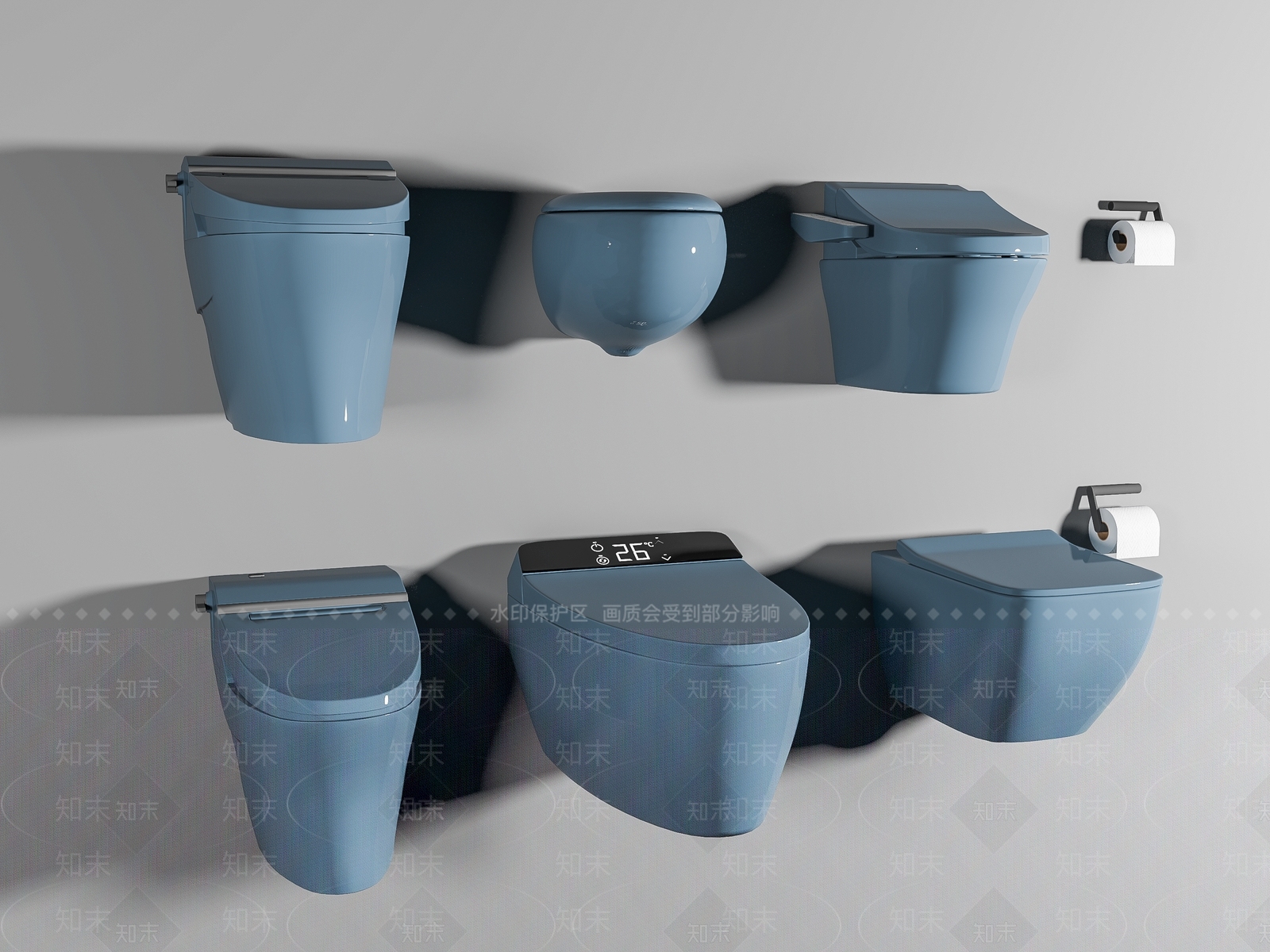 马桶3D模型下载【ID:1145747402】