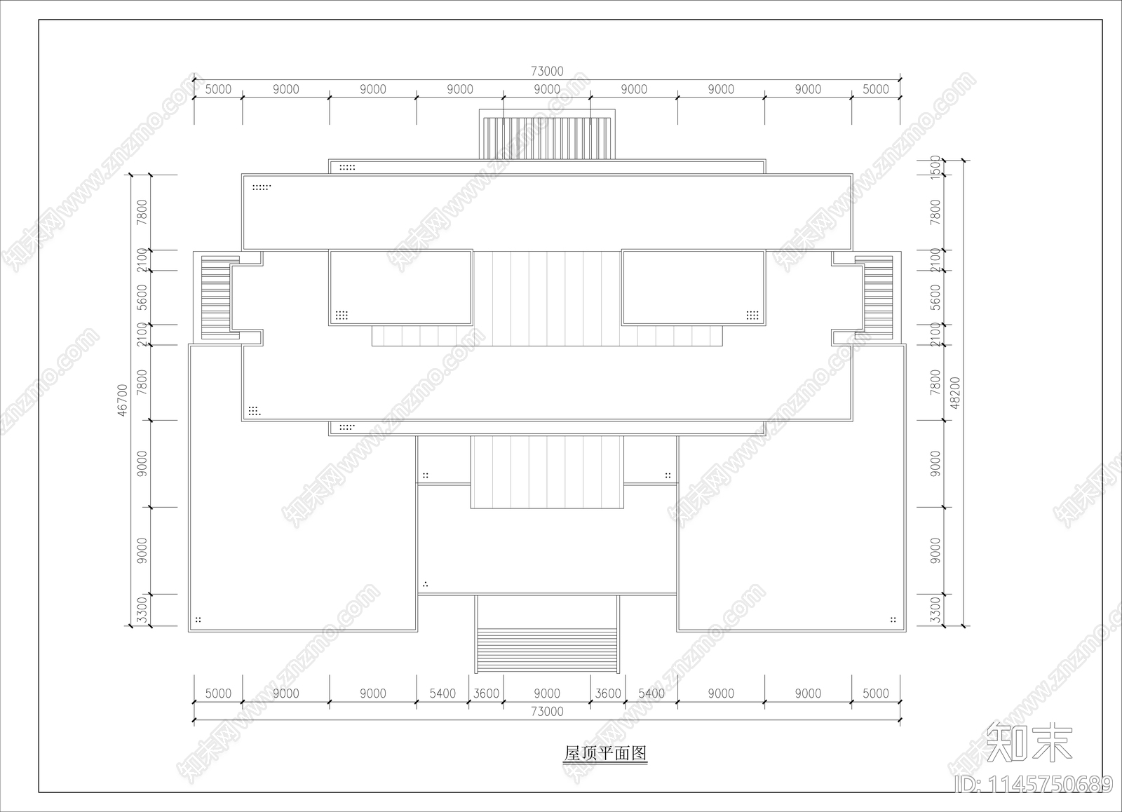 全套高校综合楼图纸cad施工图下载【ID:1145750689】