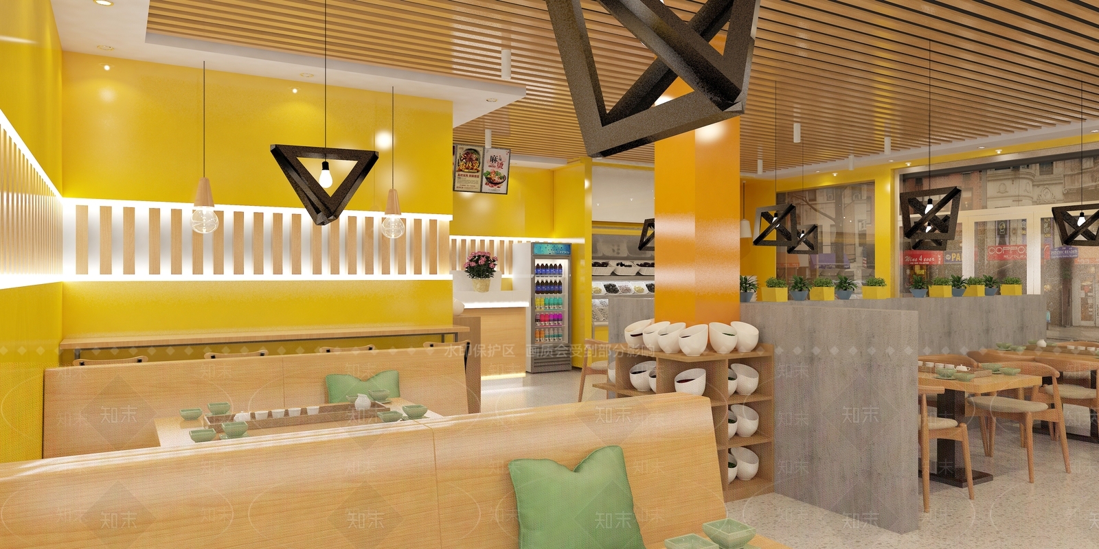 现代火锅店3D模型下载【ID:1145753774】