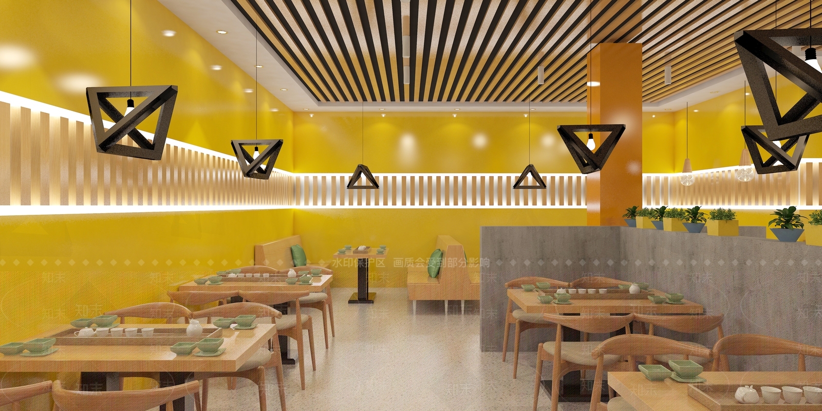 现代火锅店3D模型下载【ID:1145753774】