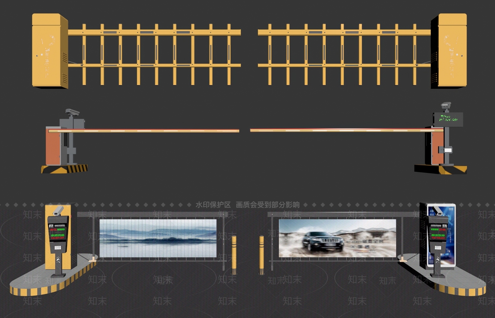 摆闸SU模型下载【ID:1145759279】