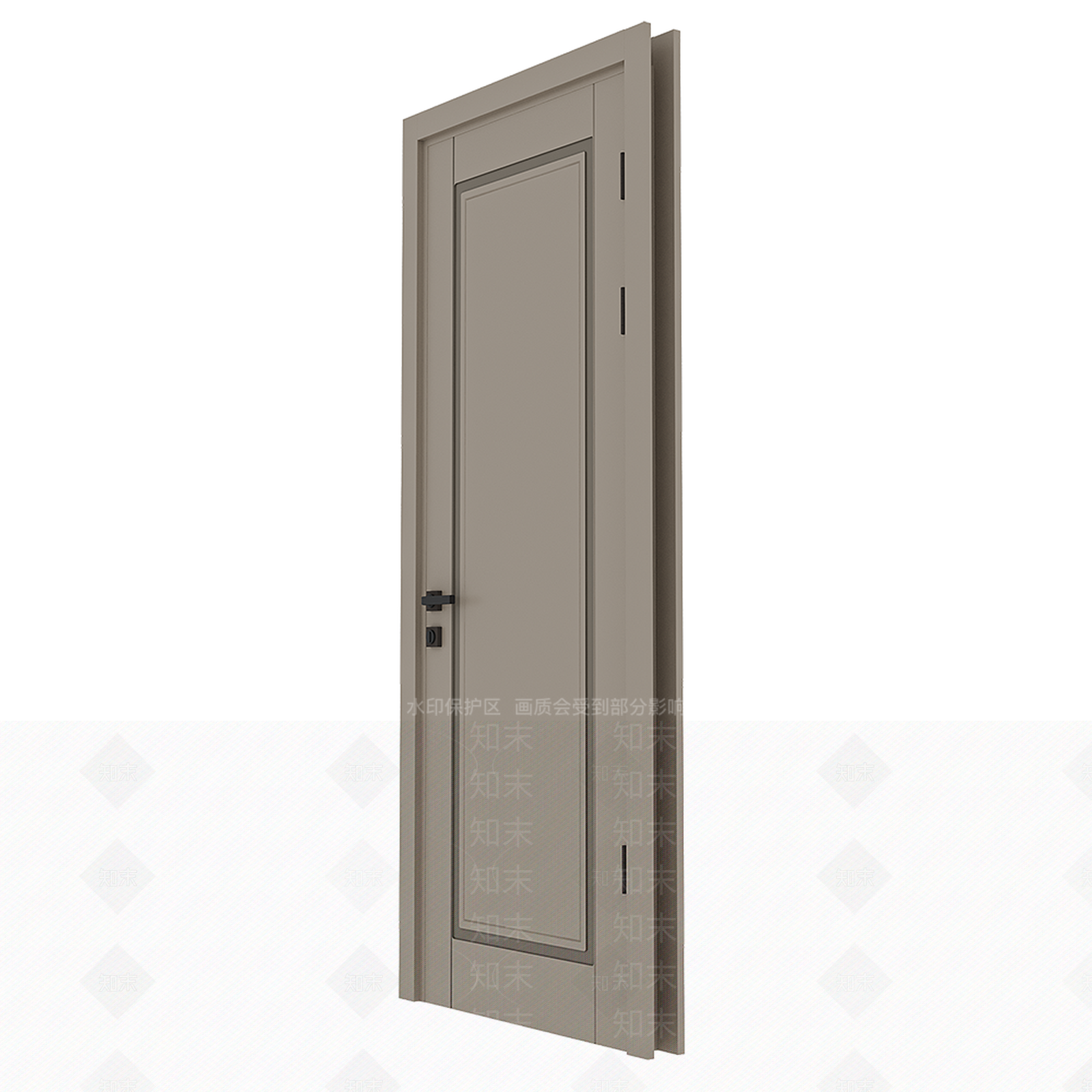 现代单开门3D模型下载【ID:1145771672】