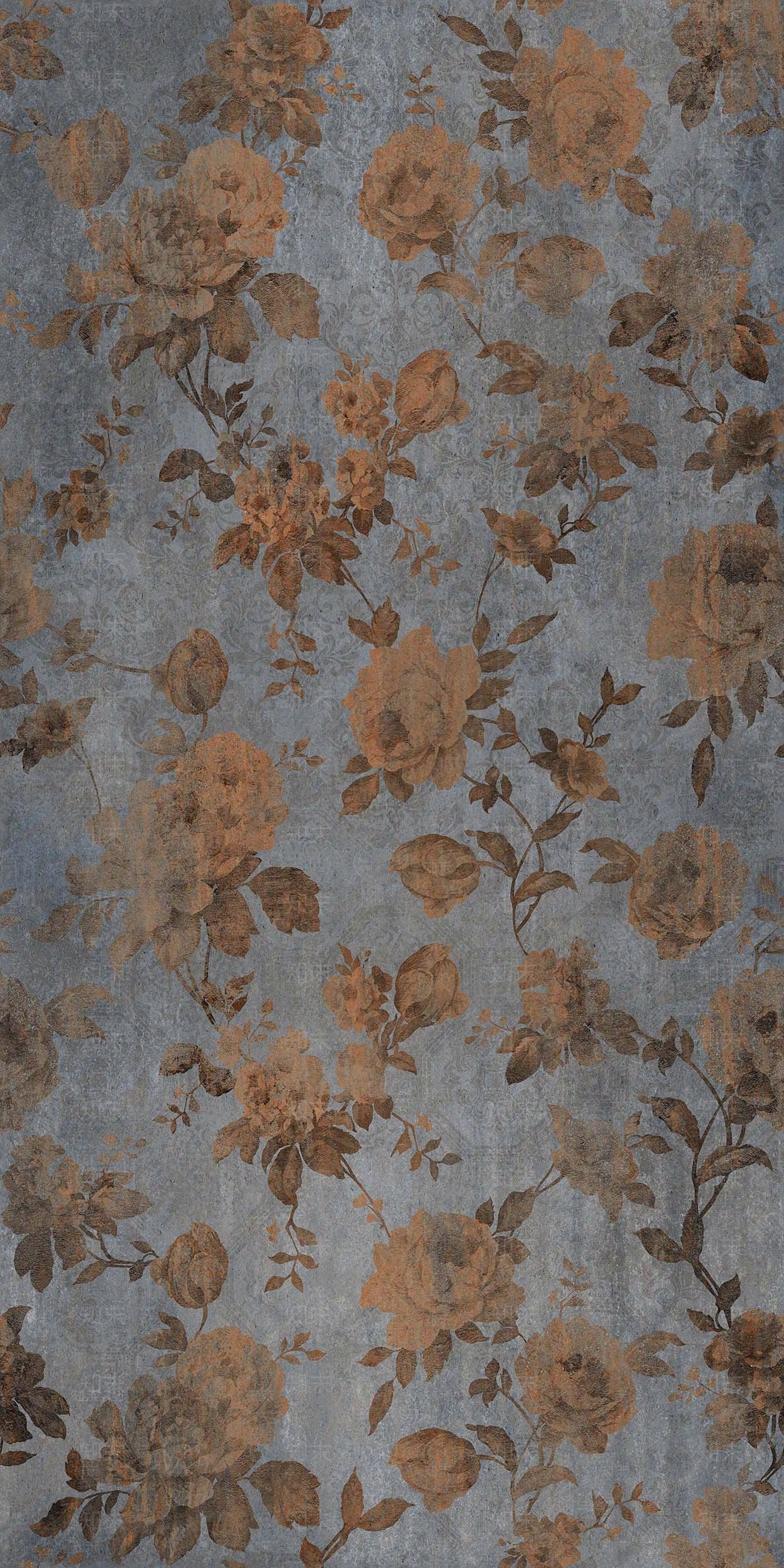 深色欧式田园风壁纸贴图下载【ID:1145774447】