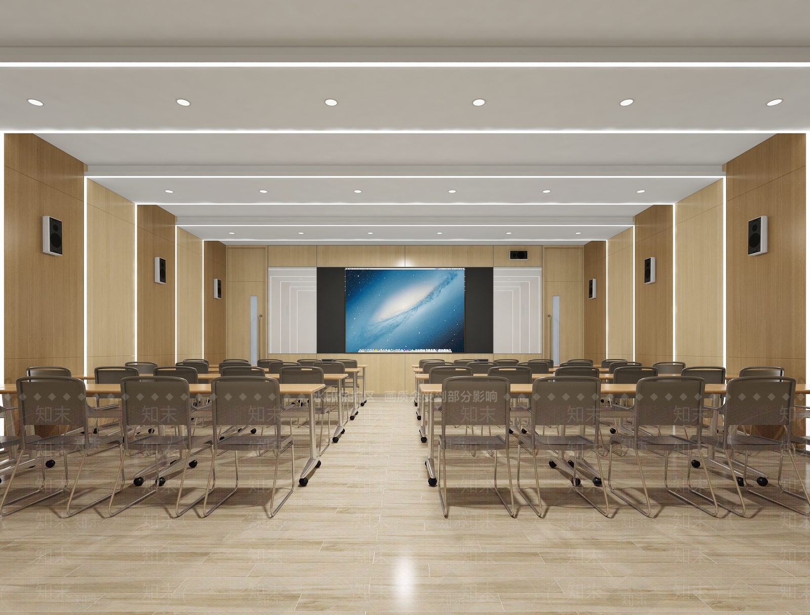 现代学校教室SU模型下载【ID:1145783848】