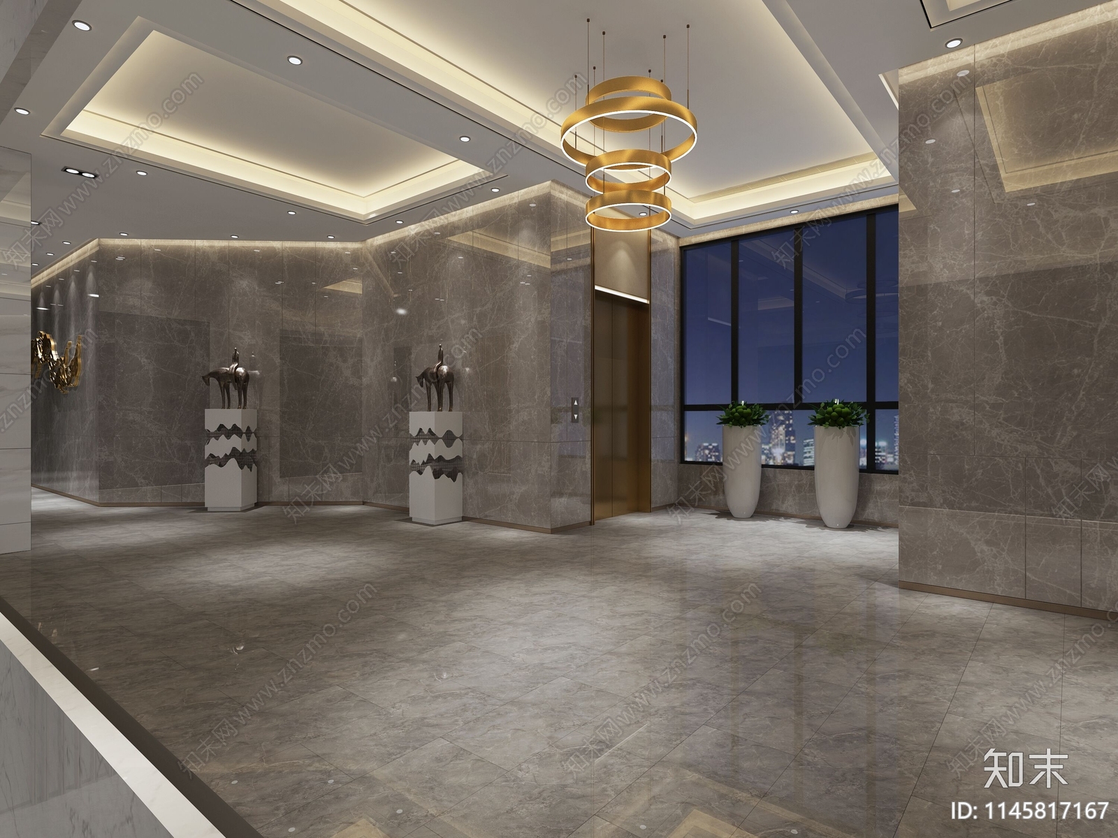 悦珑湾会所室内cad施工图下载【ID:1145817167】