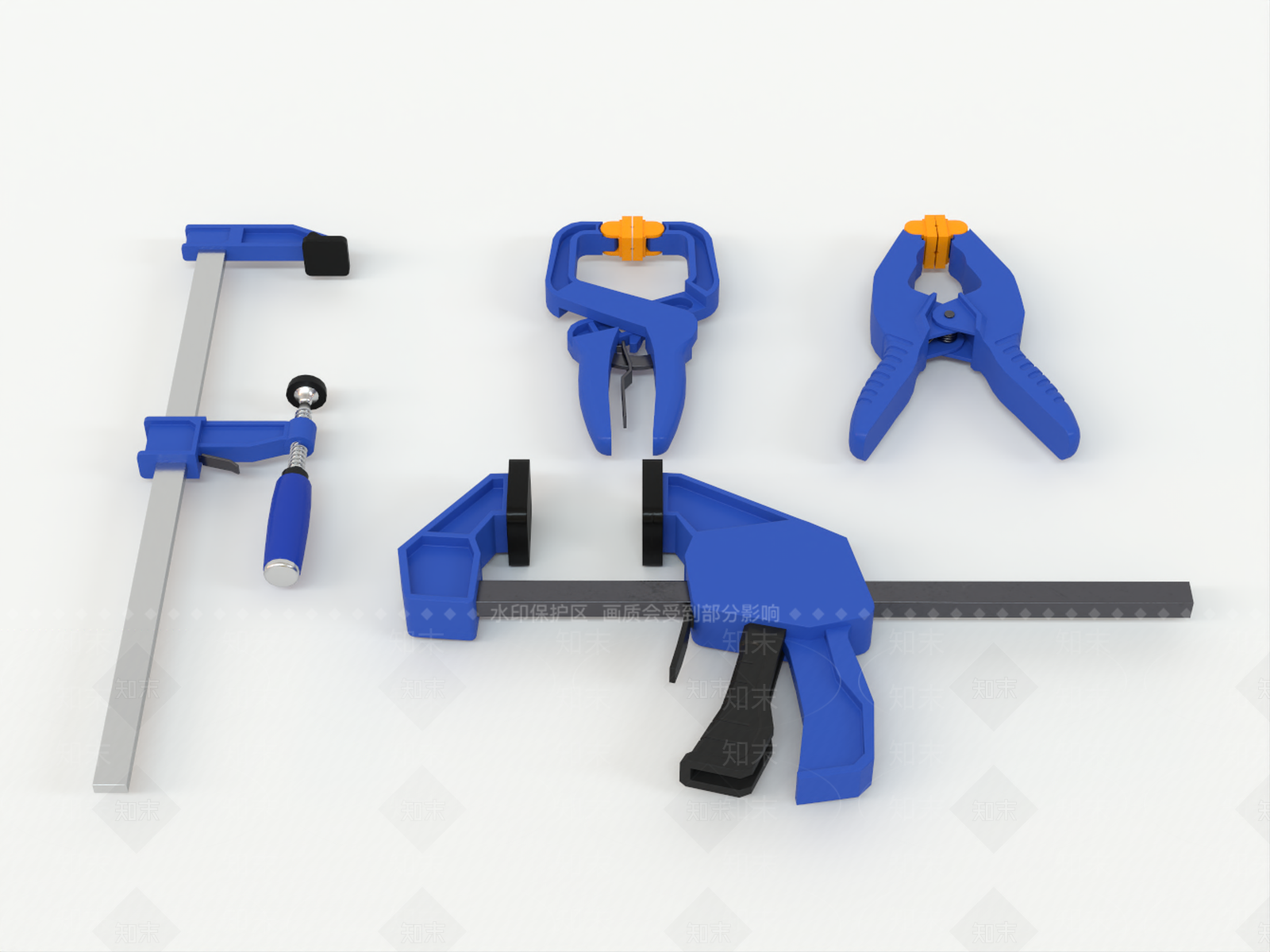 钢筋夹3D模型下载【ID:1145839019】