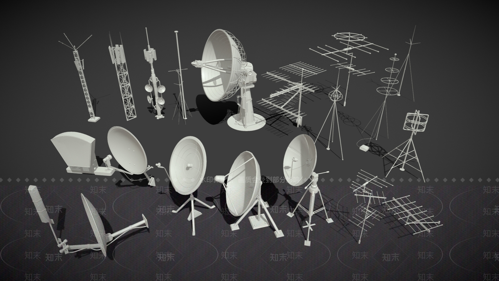 雷达SU模型下载【ID:1145840935】