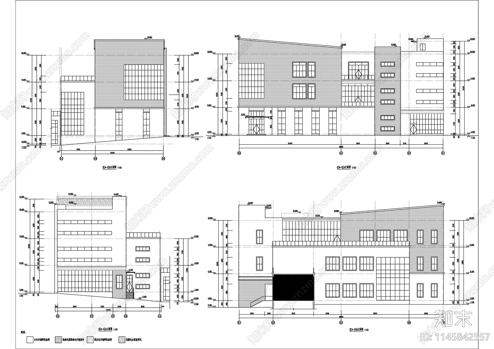 厂房生产车间建筑cad施工图下载【ID:1145842557】