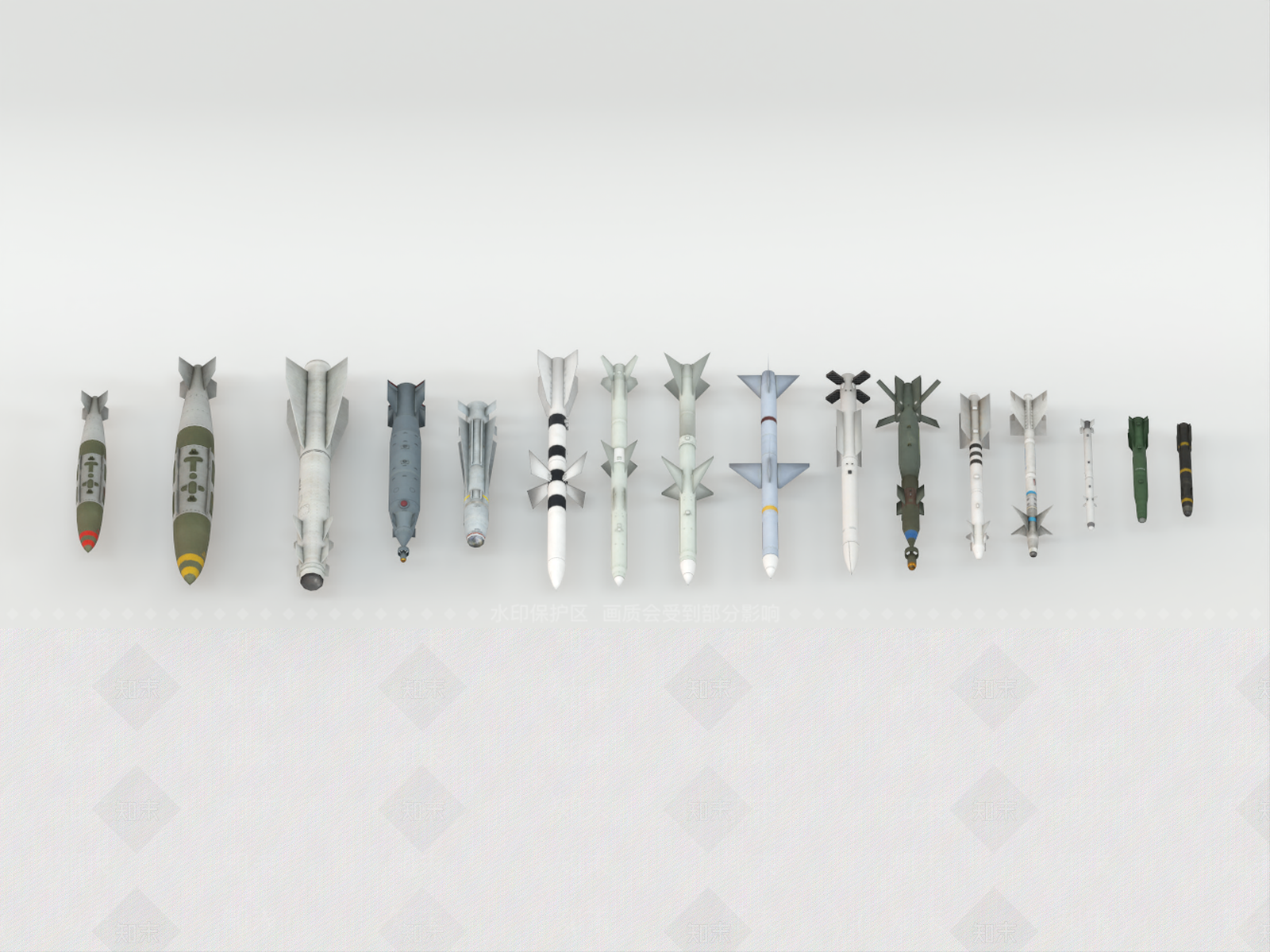 机载导弹3D模型下载【ID:1145854506】